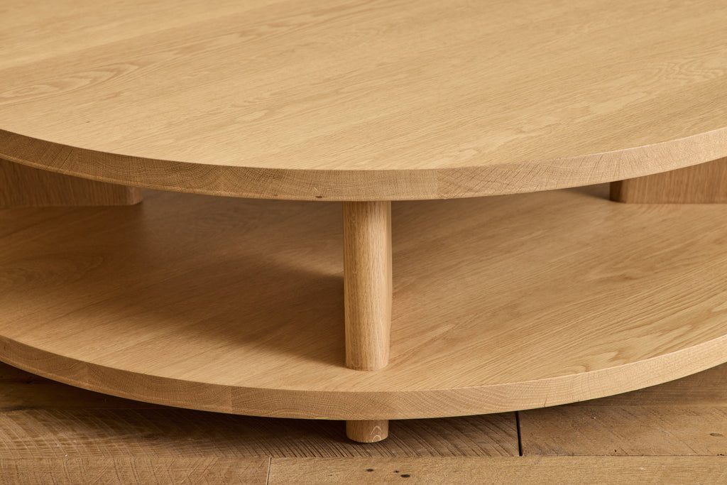 Nicky Kehoe - Round Shelf Coffee Table, 48"