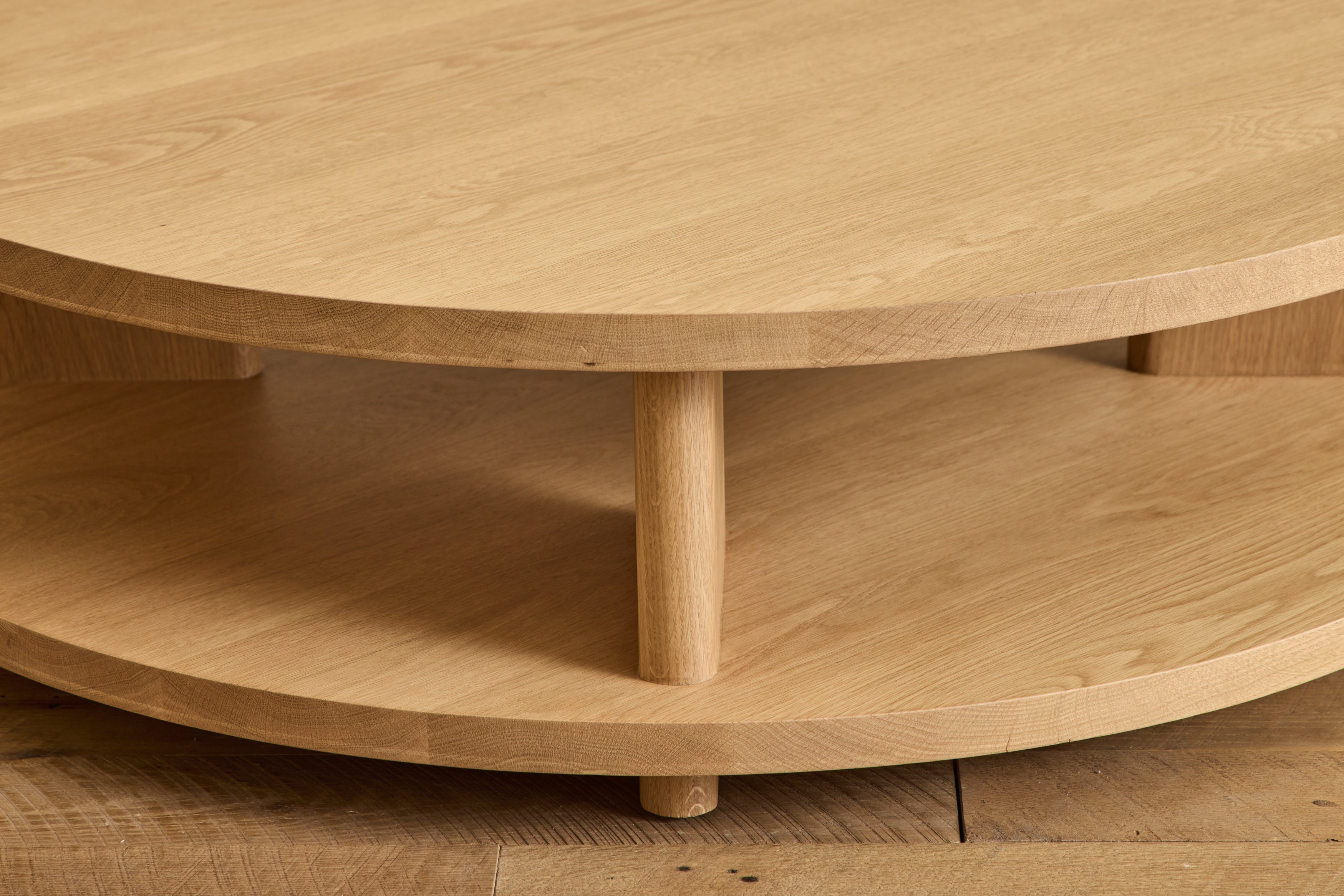 Nicky Kehoe - Round Shelf Coffee Table, 48"