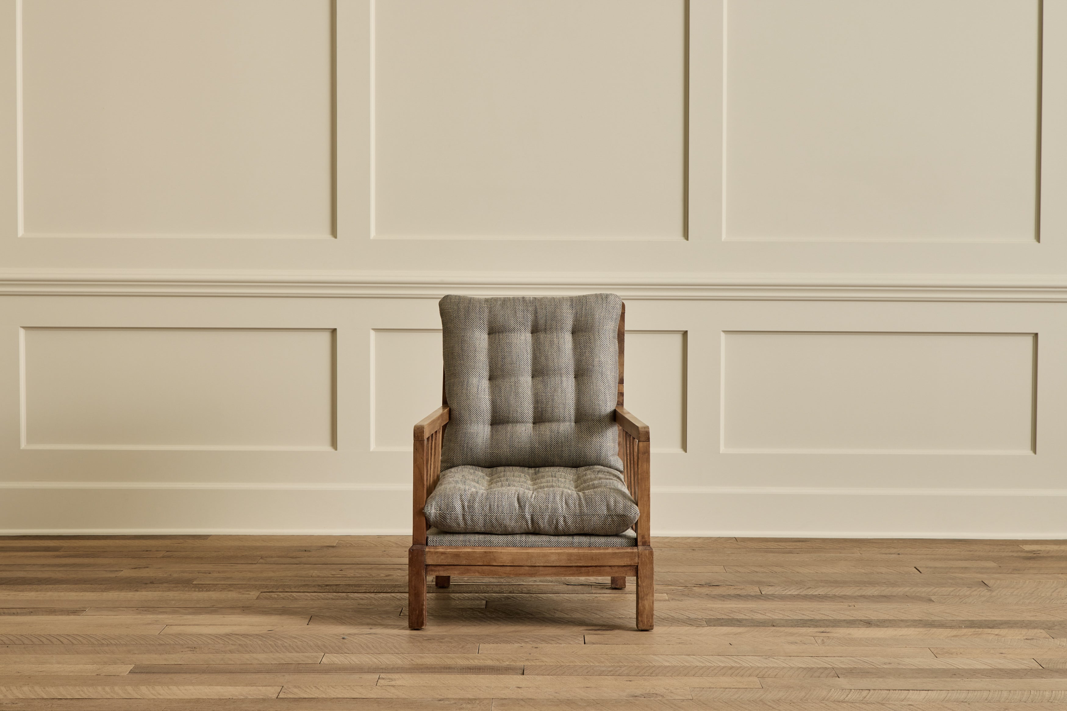 Nicky Kehoe - Pair of French Wood Arm Chairs