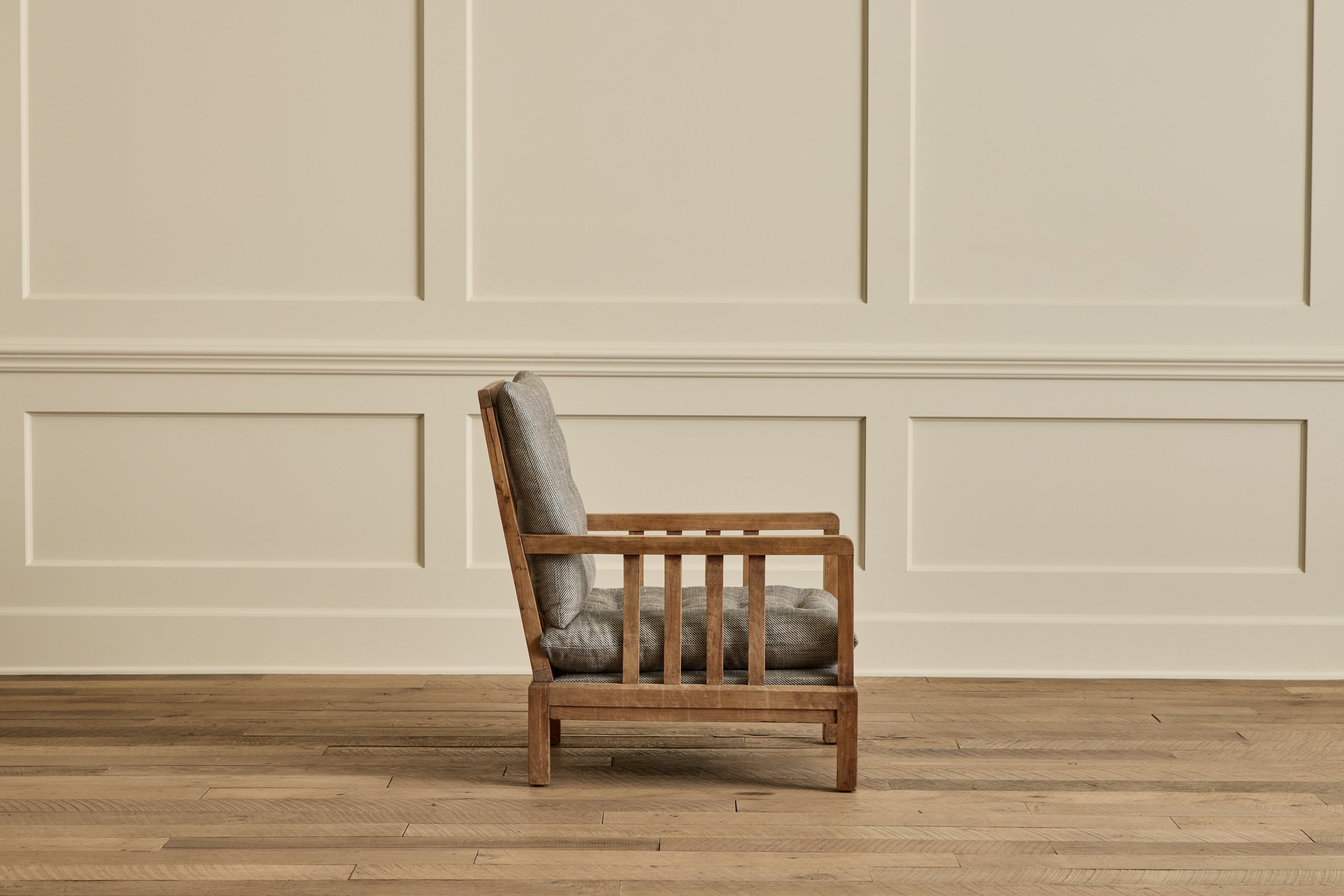 Nicky Kehoe - Pair of French Wood Arm Chairs