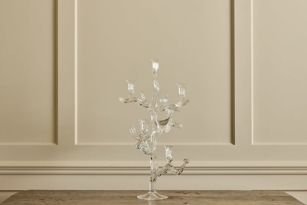 Nicky Kehoe - Tree of Life Candelabra with Colored Birds