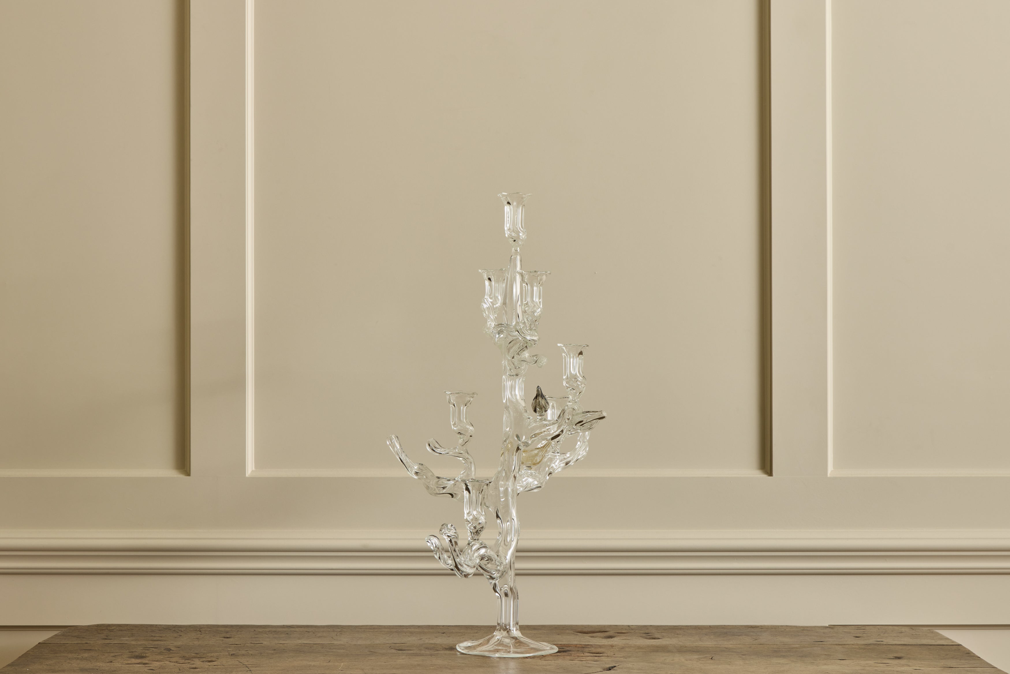Nicky Kehoe - Tree of Life Candelabra with Colored Birds
