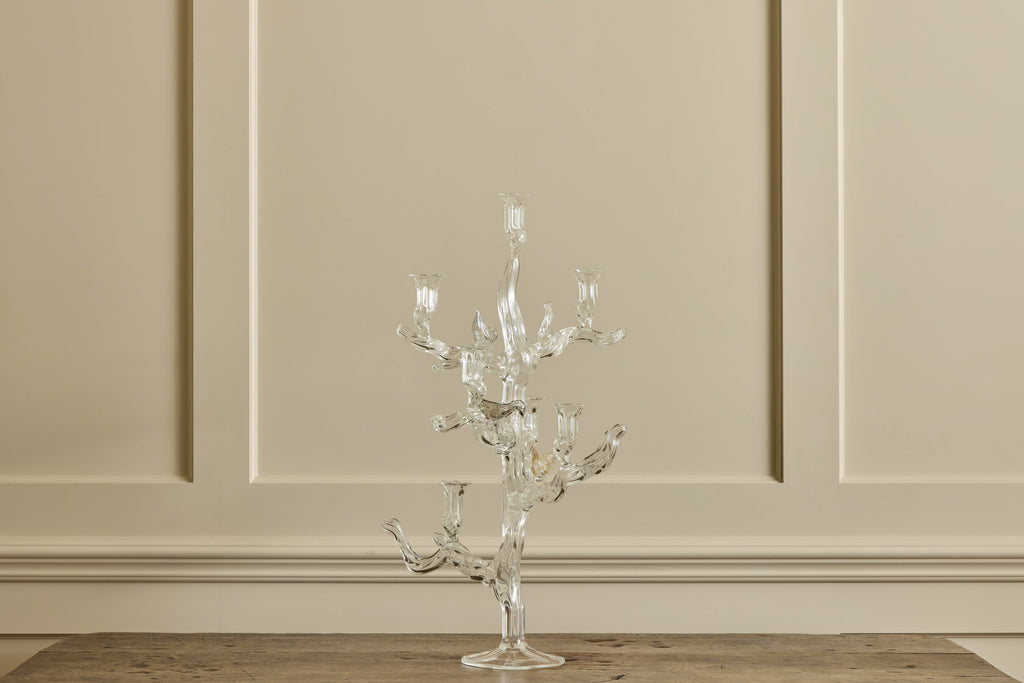 Nicky Kehoe - Tree of Life Candelabra with Colored Birds