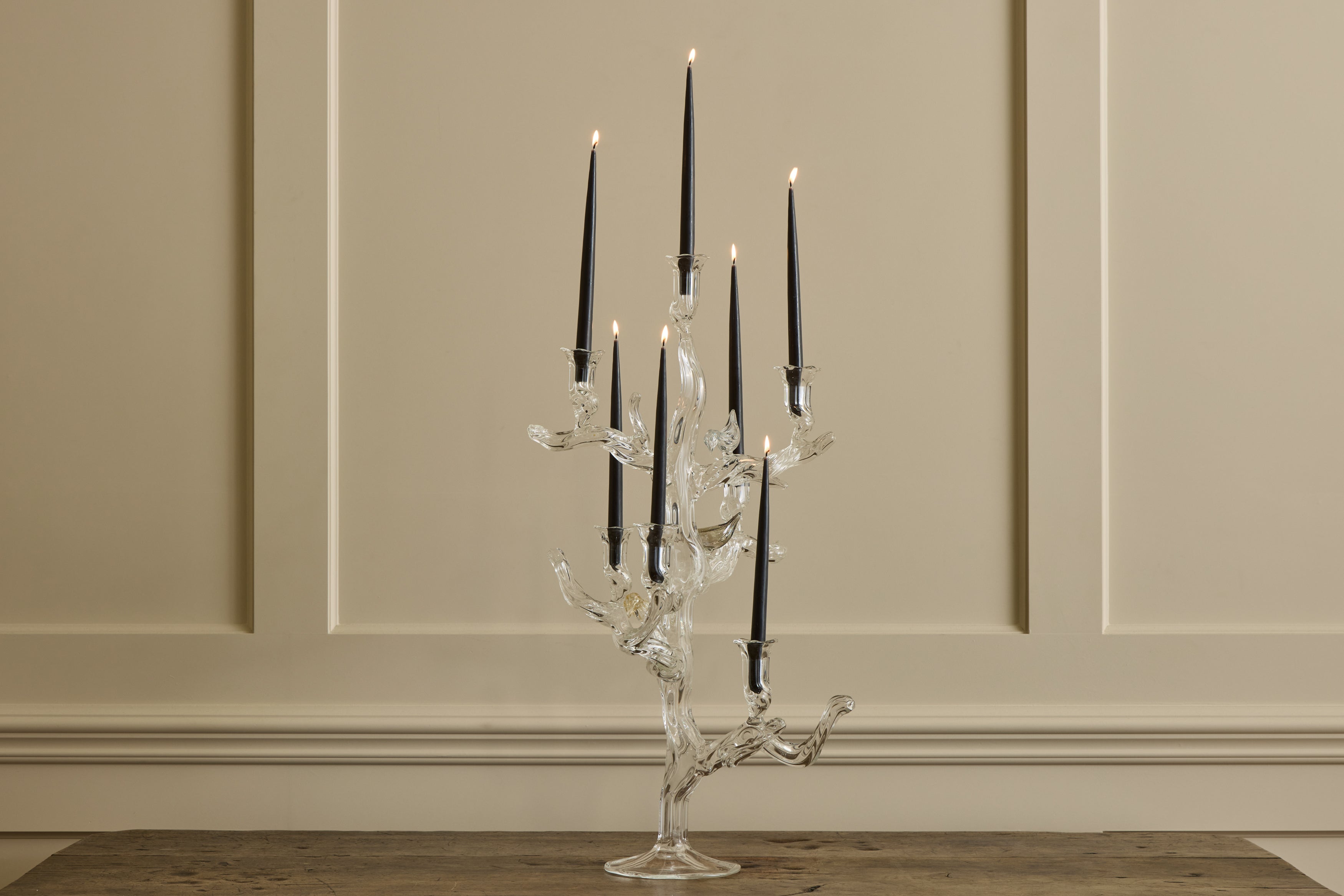 Nicky Kehoe - Tree of Life Candelabra with Colored Birds