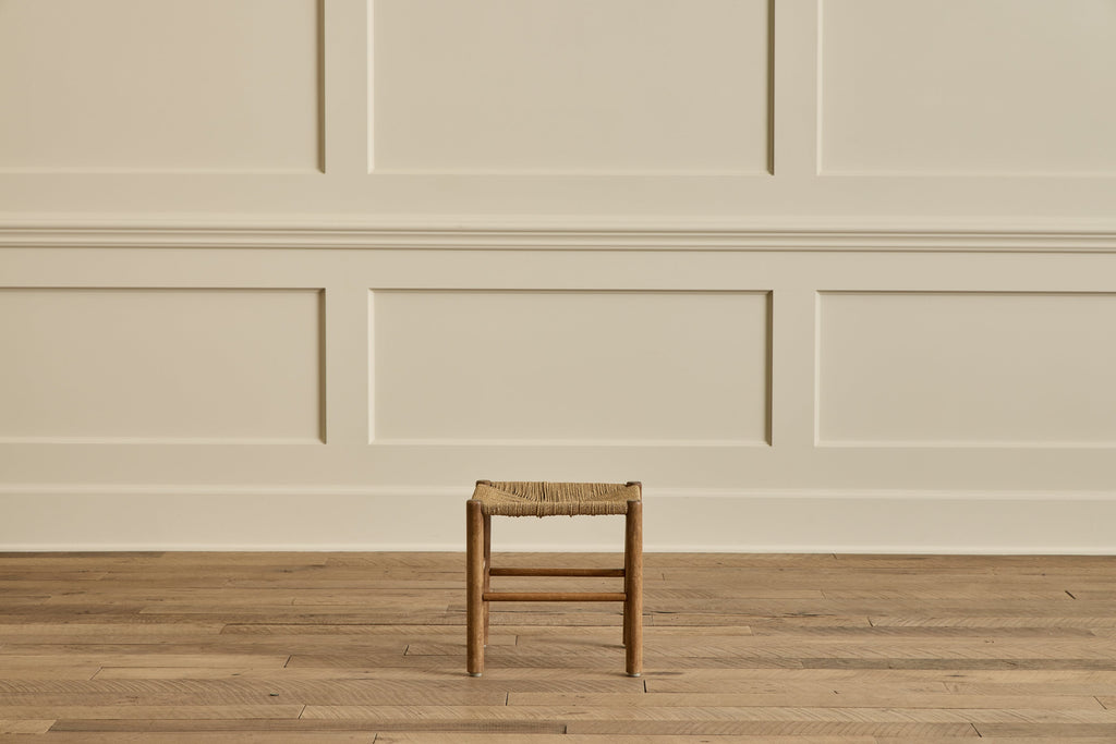 Nicky Kehoe - Danish Oak Wood & Rush Stool