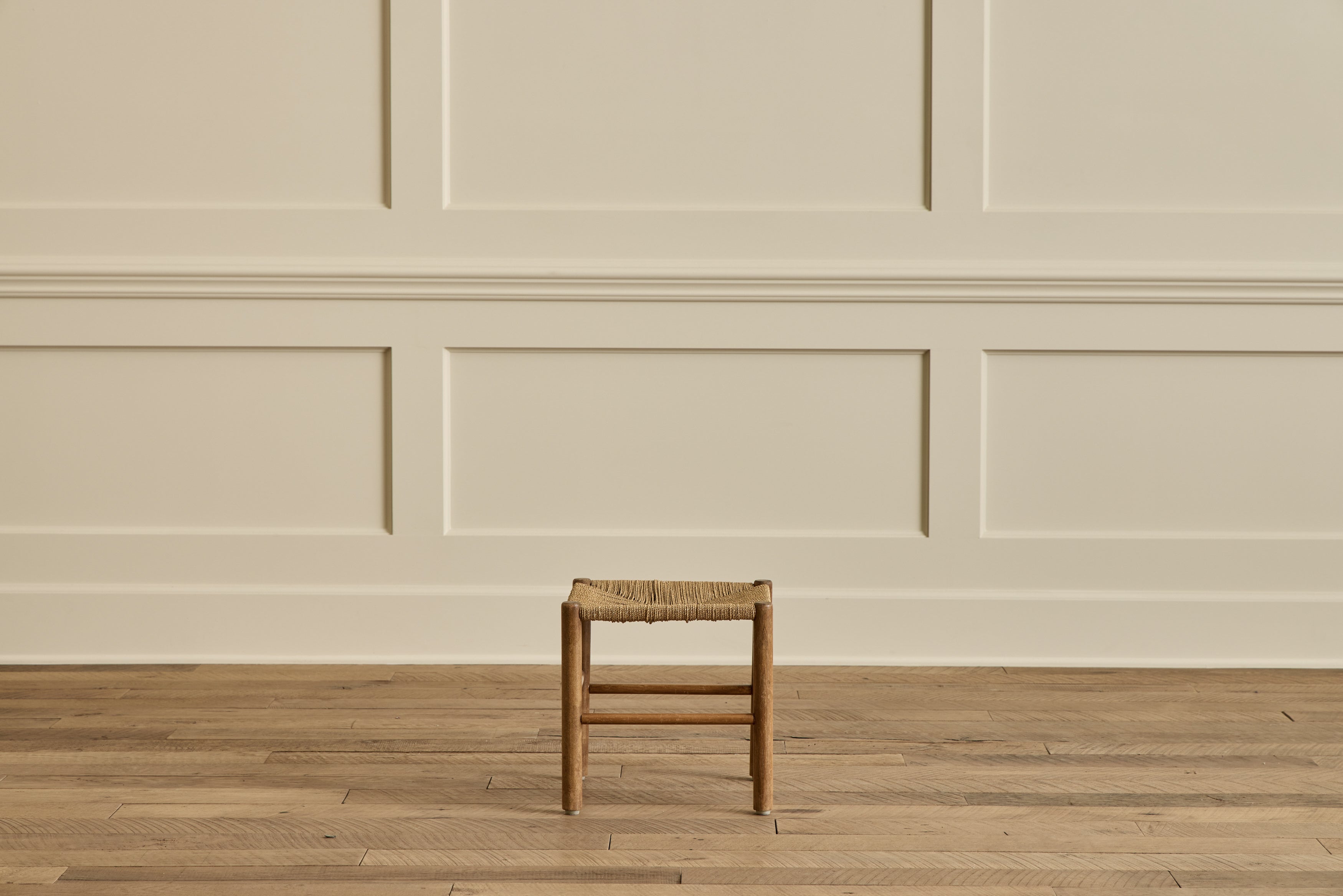 Nicky Kehoe - Danish Oak Wood & Rush Stool