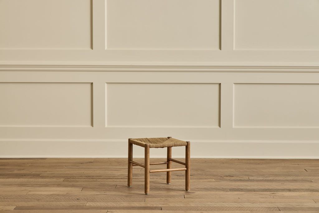 Nicky Kehoe - Danish Oak Wood & Rush Stool