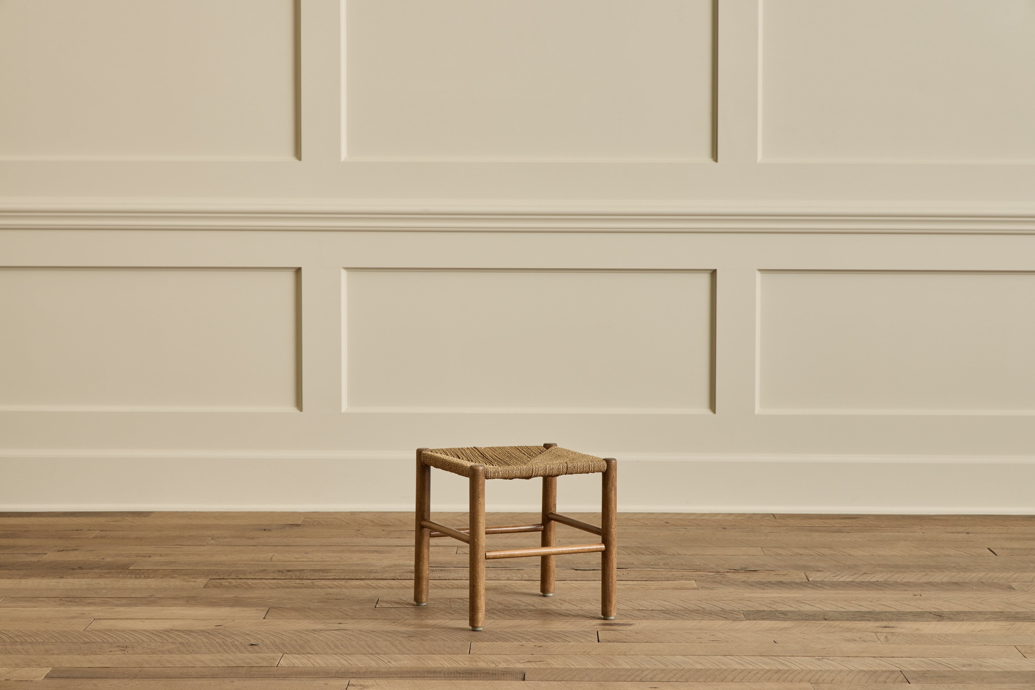 Nicky Kehoe - Danish Oak Wood & Rush Stool