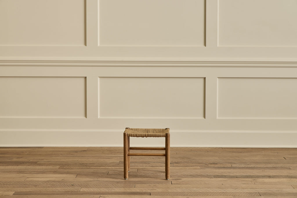 Nicky Kehoe - Danish Oak Wood & Rush Stool
