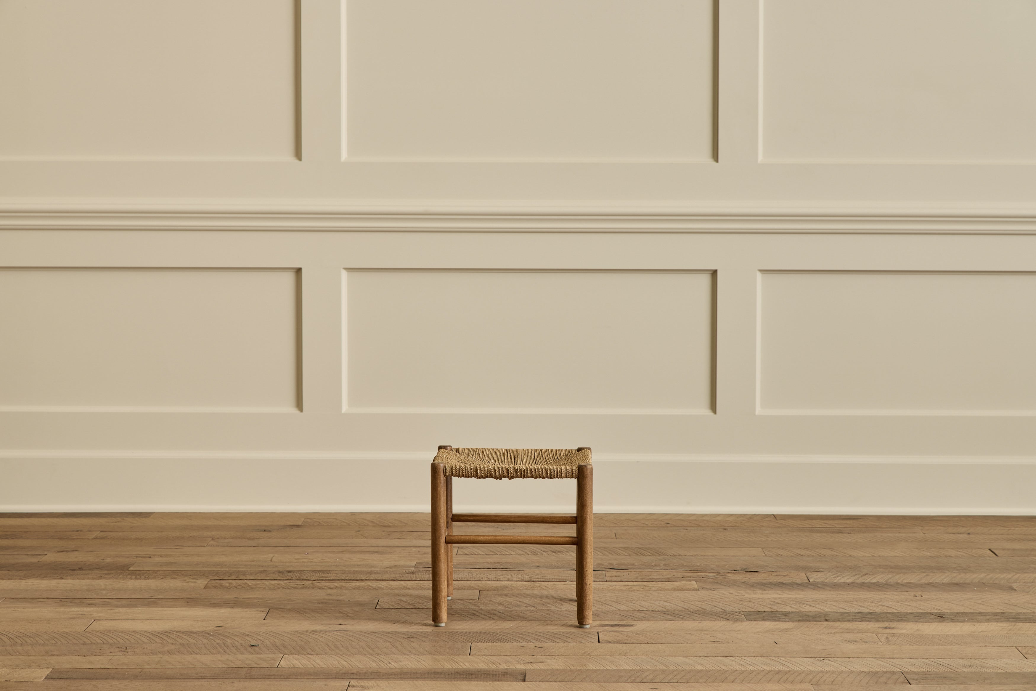 Nicky Kehoe - Danish Oak Wood & Rush Stool