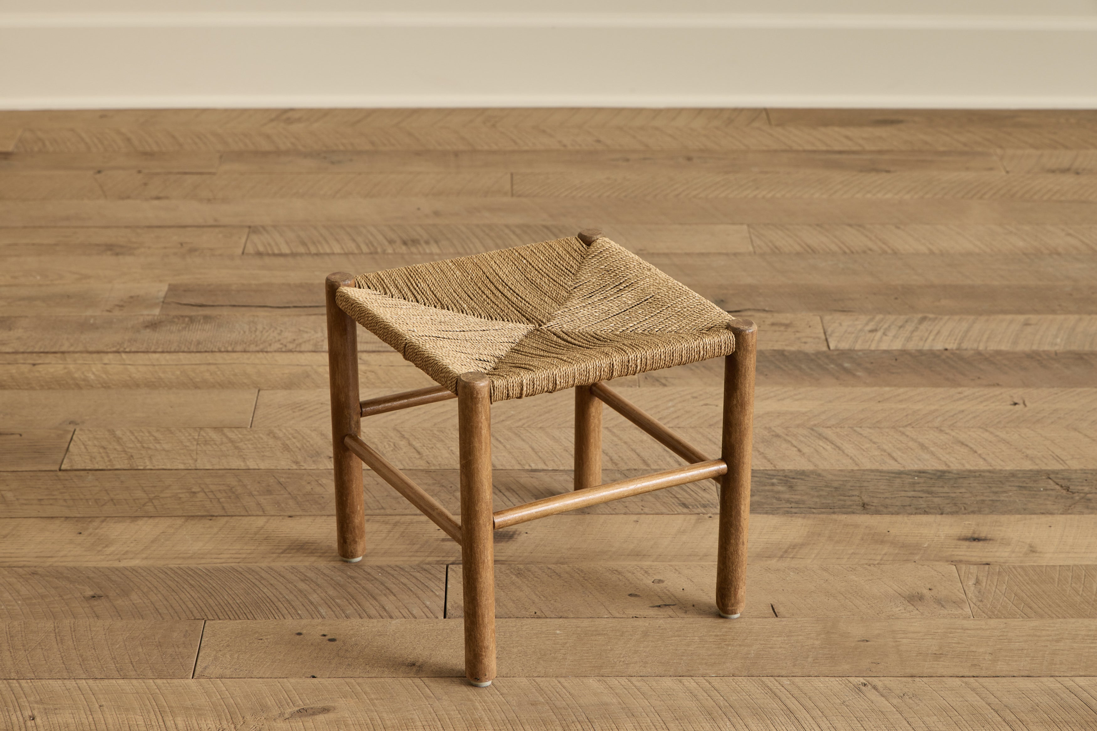 Nicky Kehoe - Danish Oak Wood & Rush Stool
