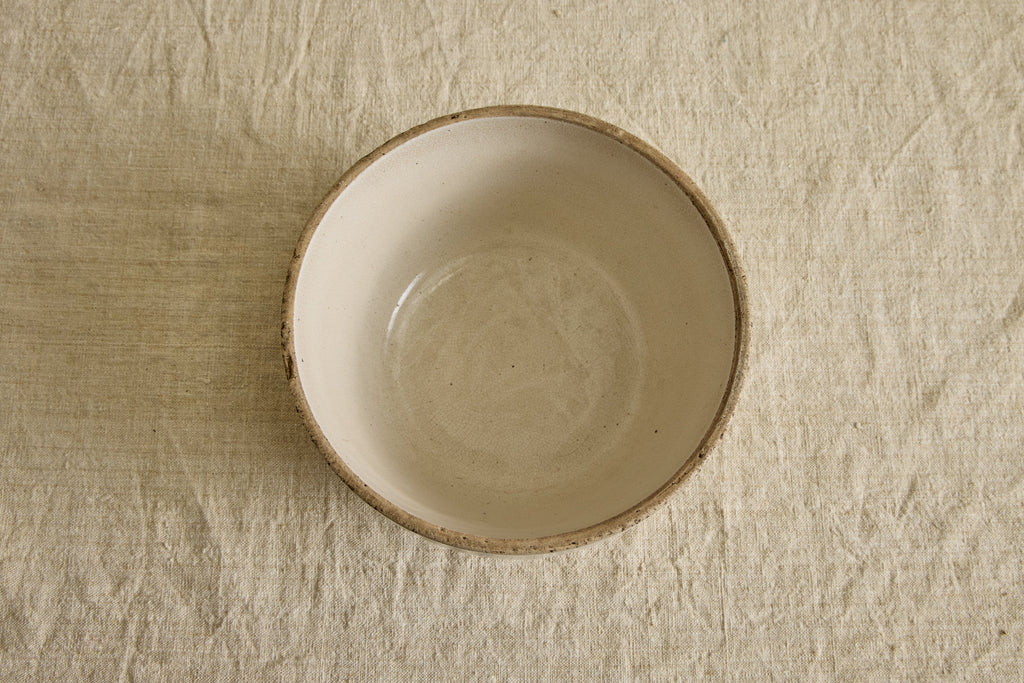 Nicky Kehoe - White Sawtooth Crock Bowl