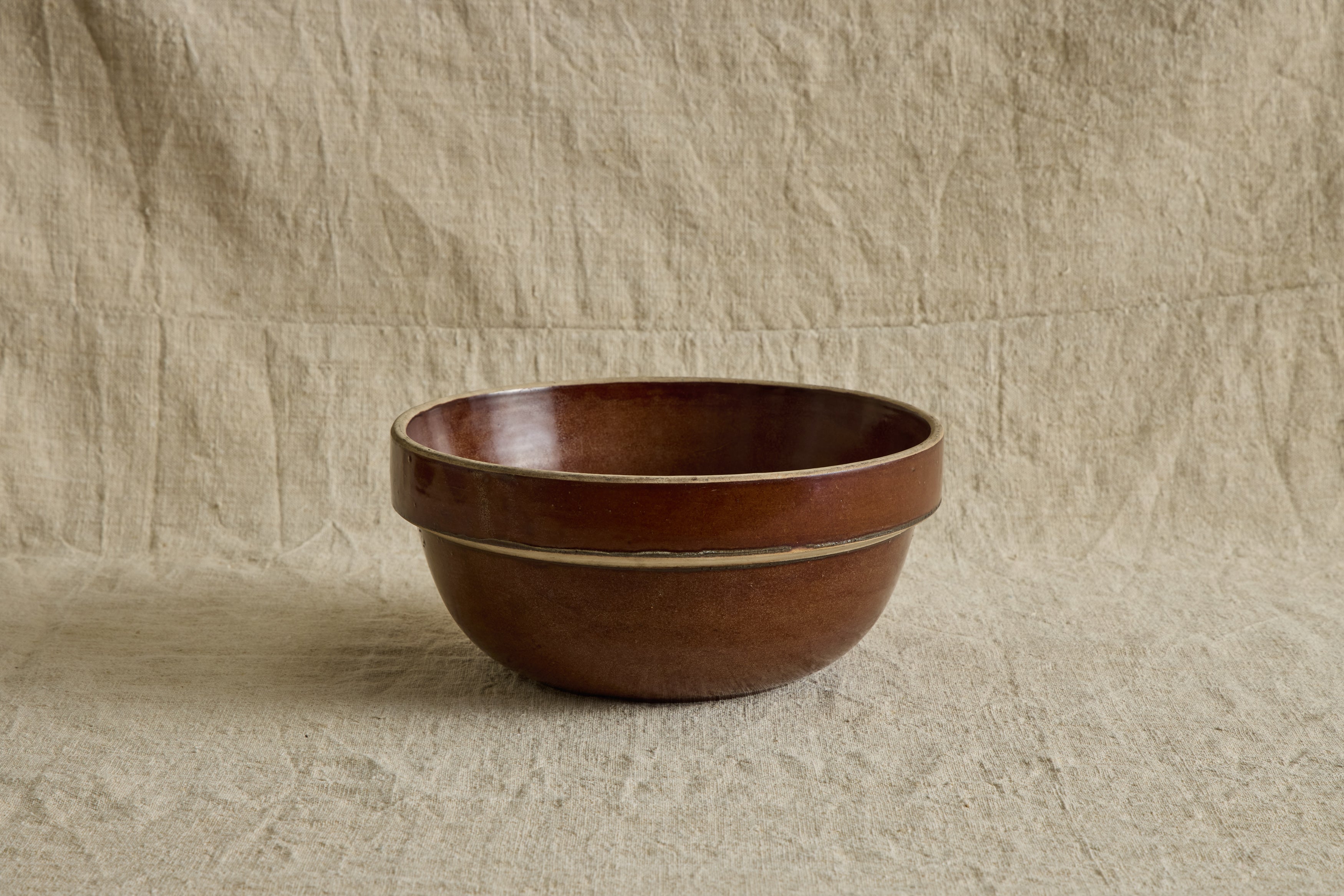 Nicky Kehoe - Light Brown Crock Bowl 12"