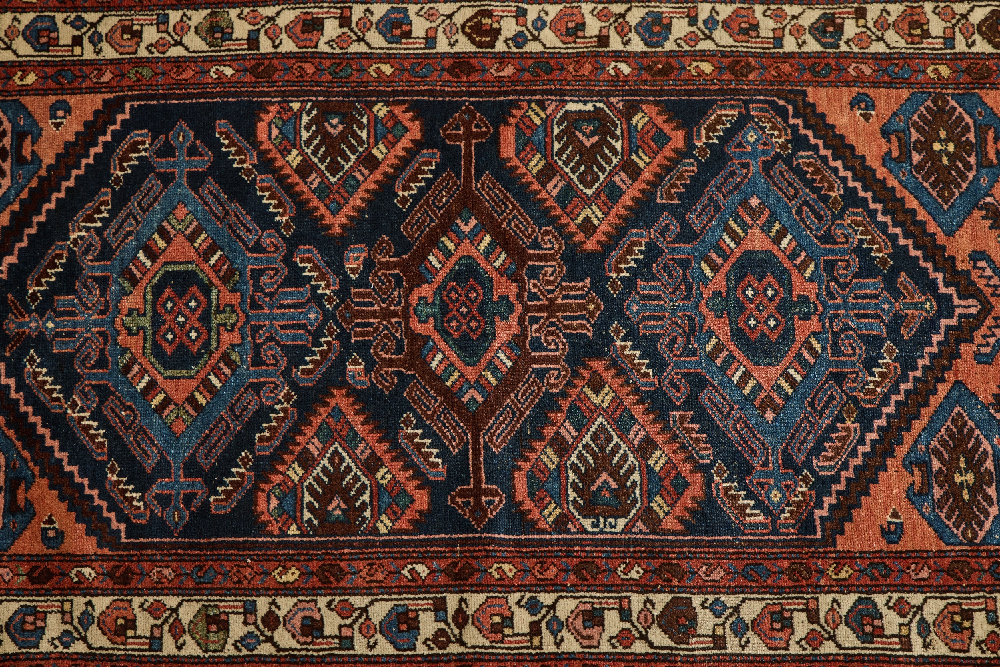 Nicky Kehoe - Persian Tribal Rug 3'5 X 5'9