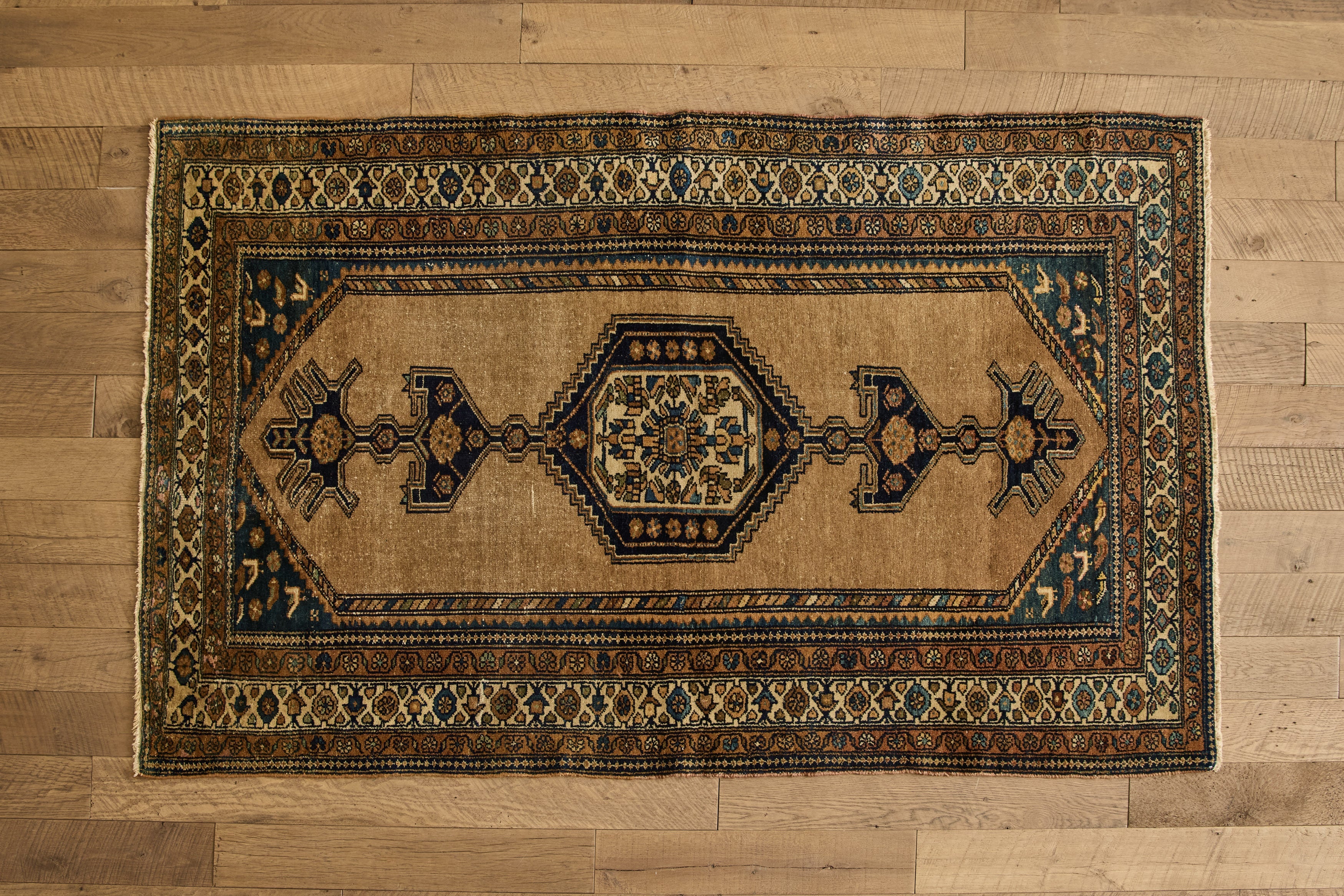 Nicky Kehoe - Camel Malayer Rug 4'4 X 7'