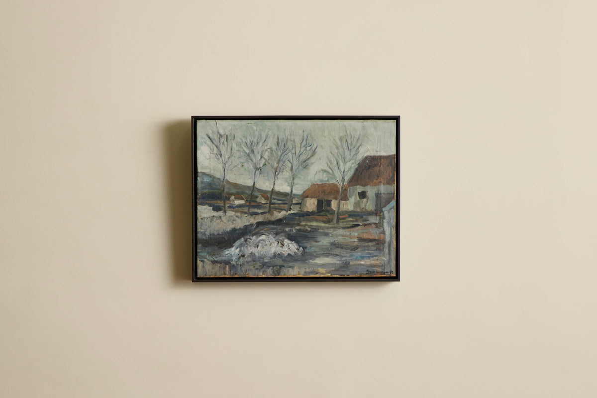 Nicky Kehoe - VTG WINTERSCAPE PAINTING