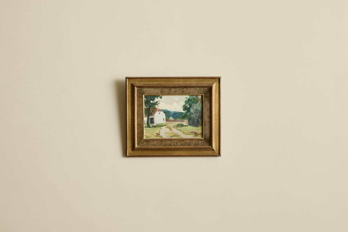 Nicky Kehoe - VTG COTTAGE LANDSCAPE PAINTING