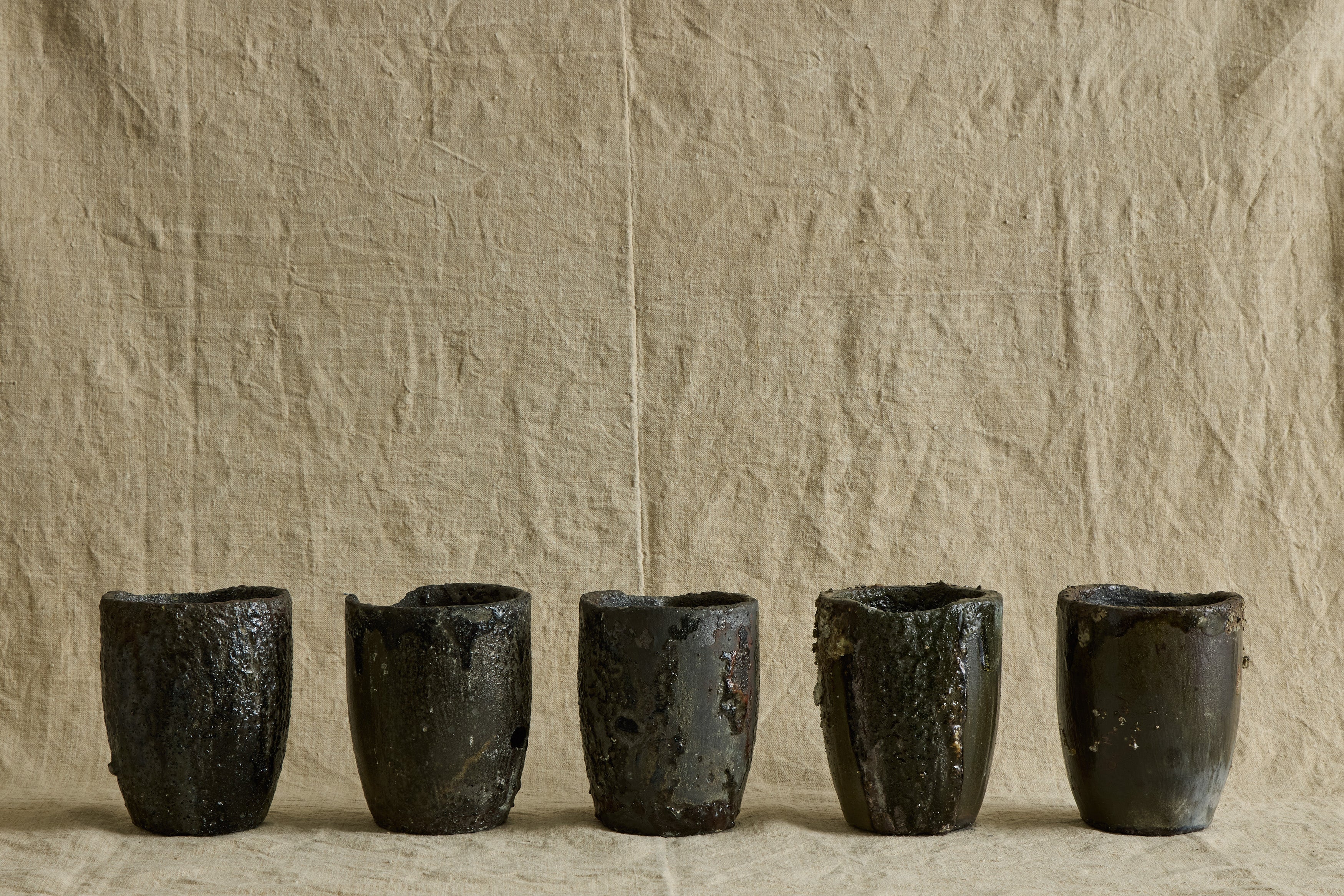 Nicky Kehoe - Small Bronze Crucible Vase