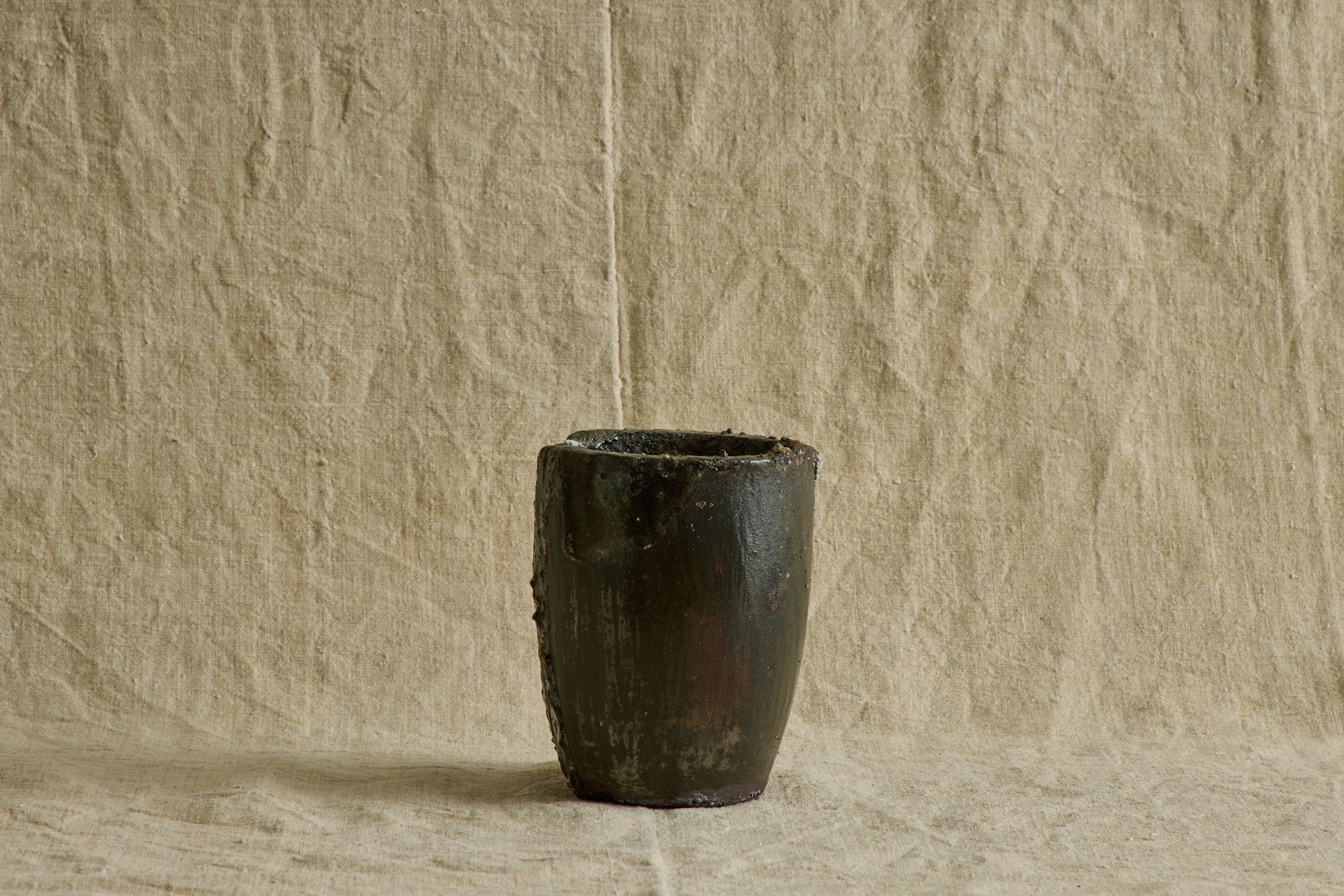 Nicky Kehoe - Small Bronze Crucible Vase