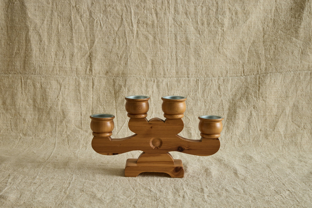 Nicky Kehoe - Swedish 4 Arm Pine Candelabra