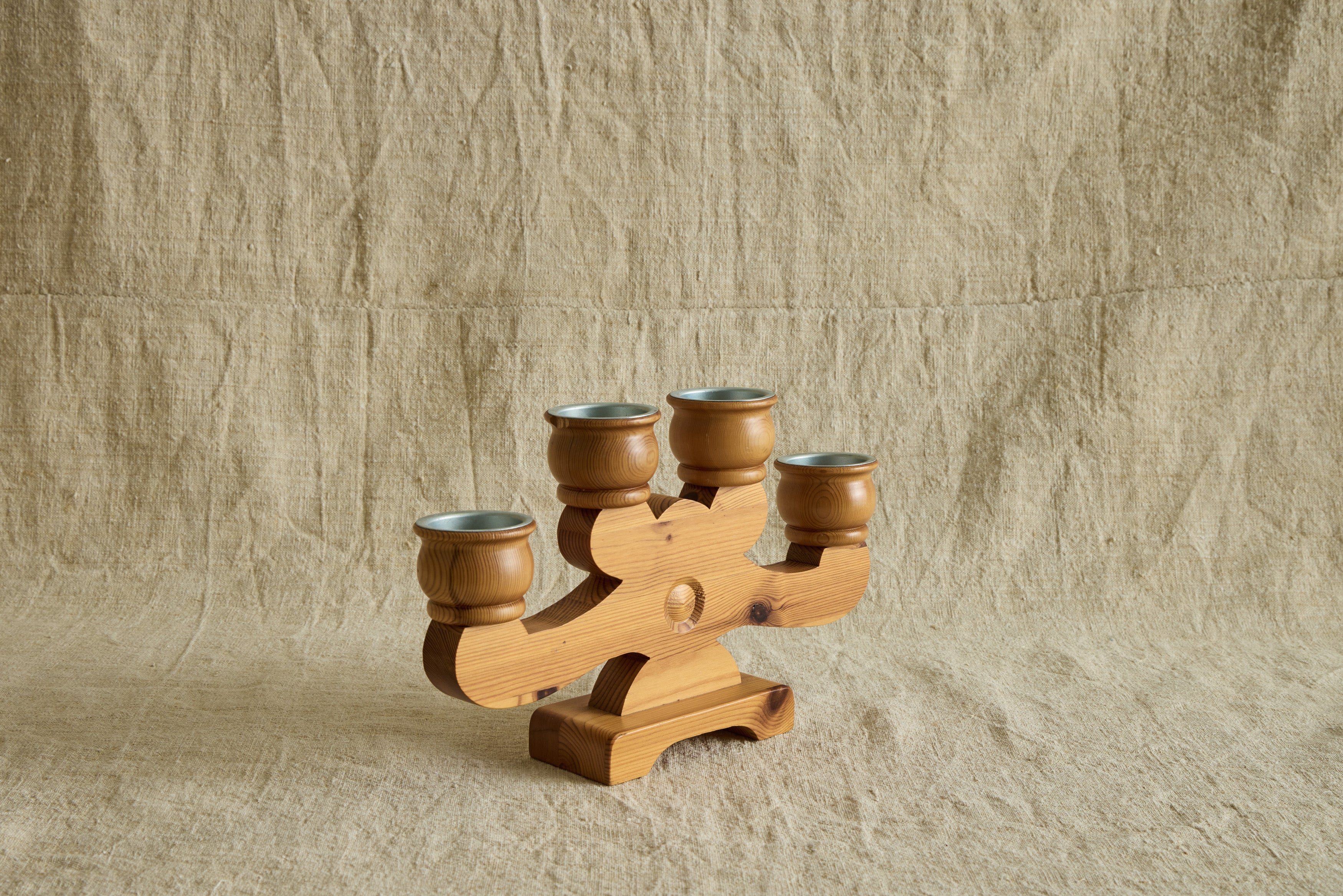 Nicky Kehoe - Swedish 4 Arm Pine Candelabra