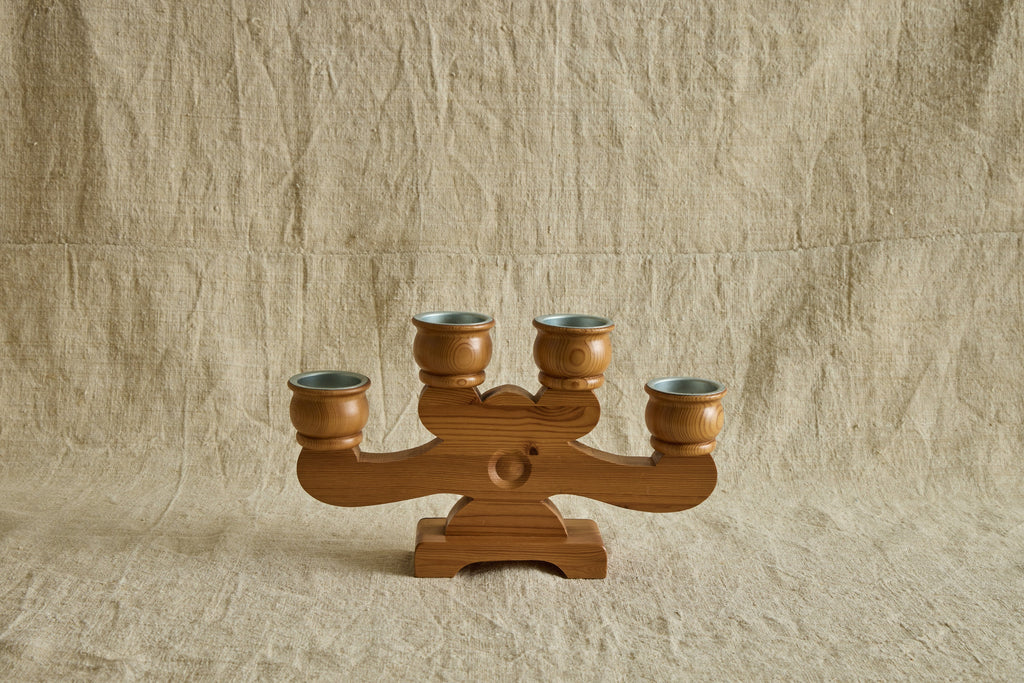 Nicky Kehoe - Swedish 4 Arm Pine Candelabra