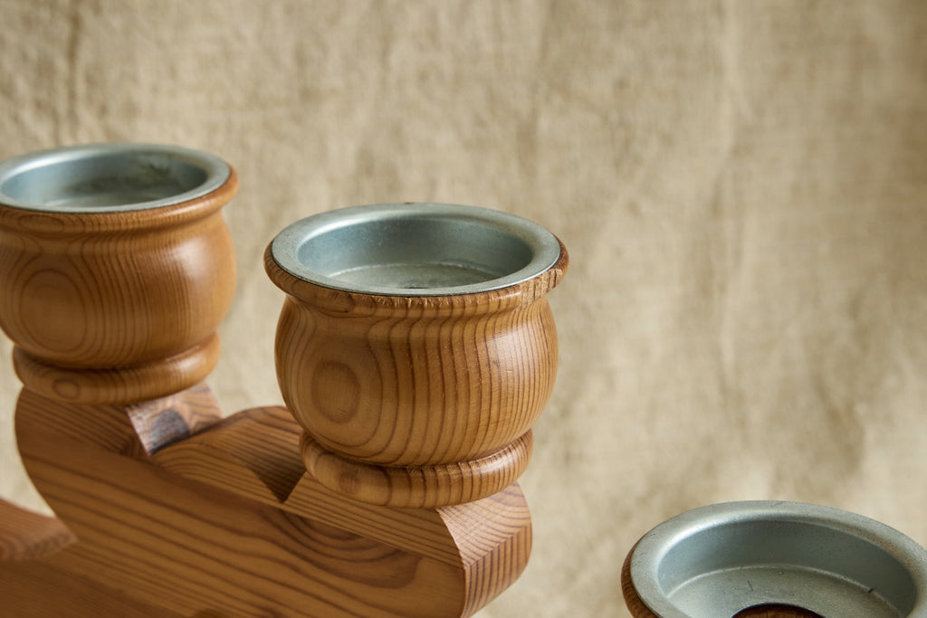 Nicky Kehoe - Swedish 4 Arm Pine Candelabra