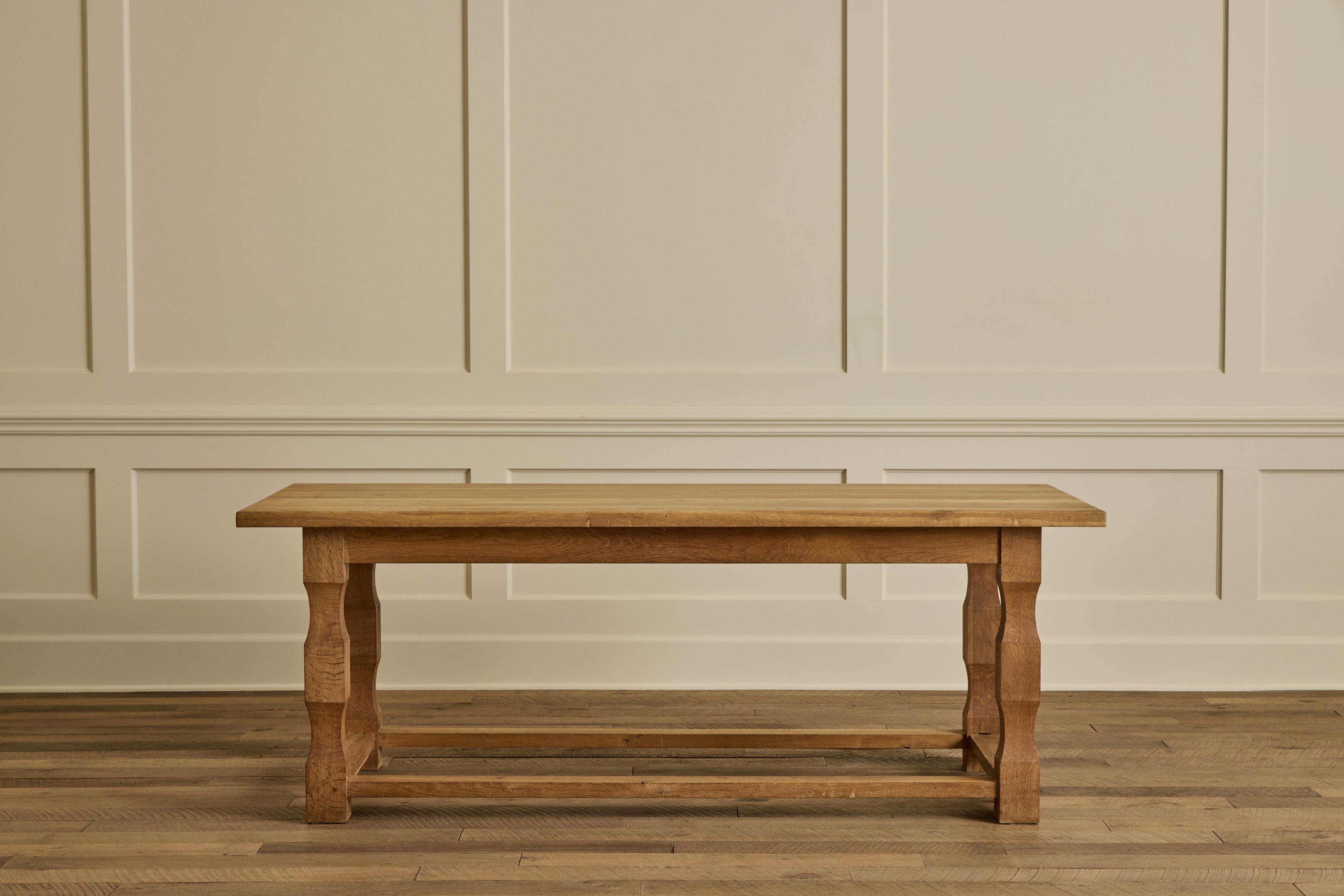 Nicky Kehoe - Brutalist Oak Dining Table