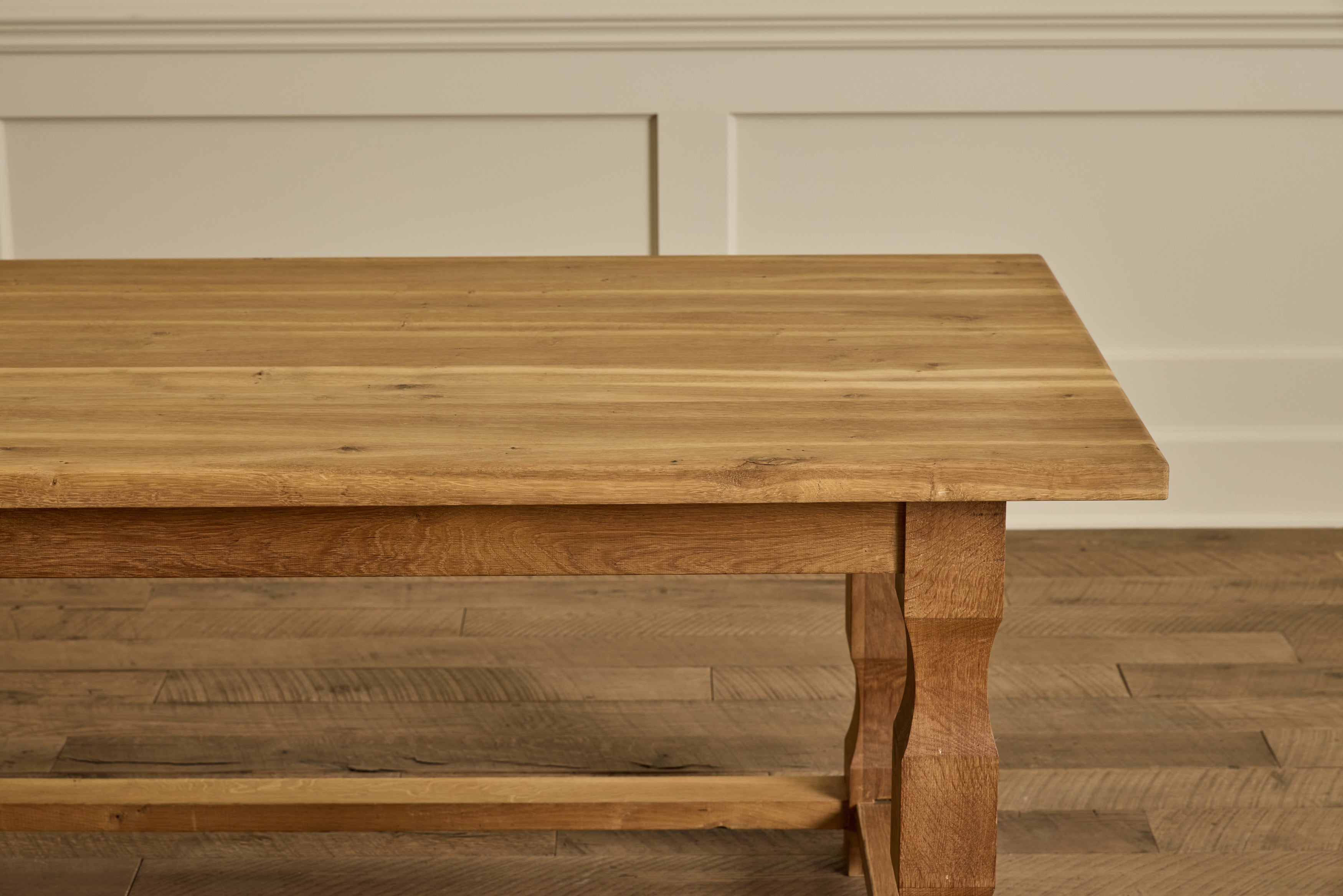 Nicky Kehoe - Brutalist Oak Dining Table