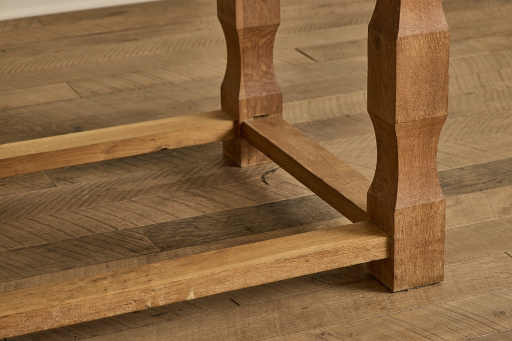 Nicky Kehoe - Brutalist Oak Dining Table