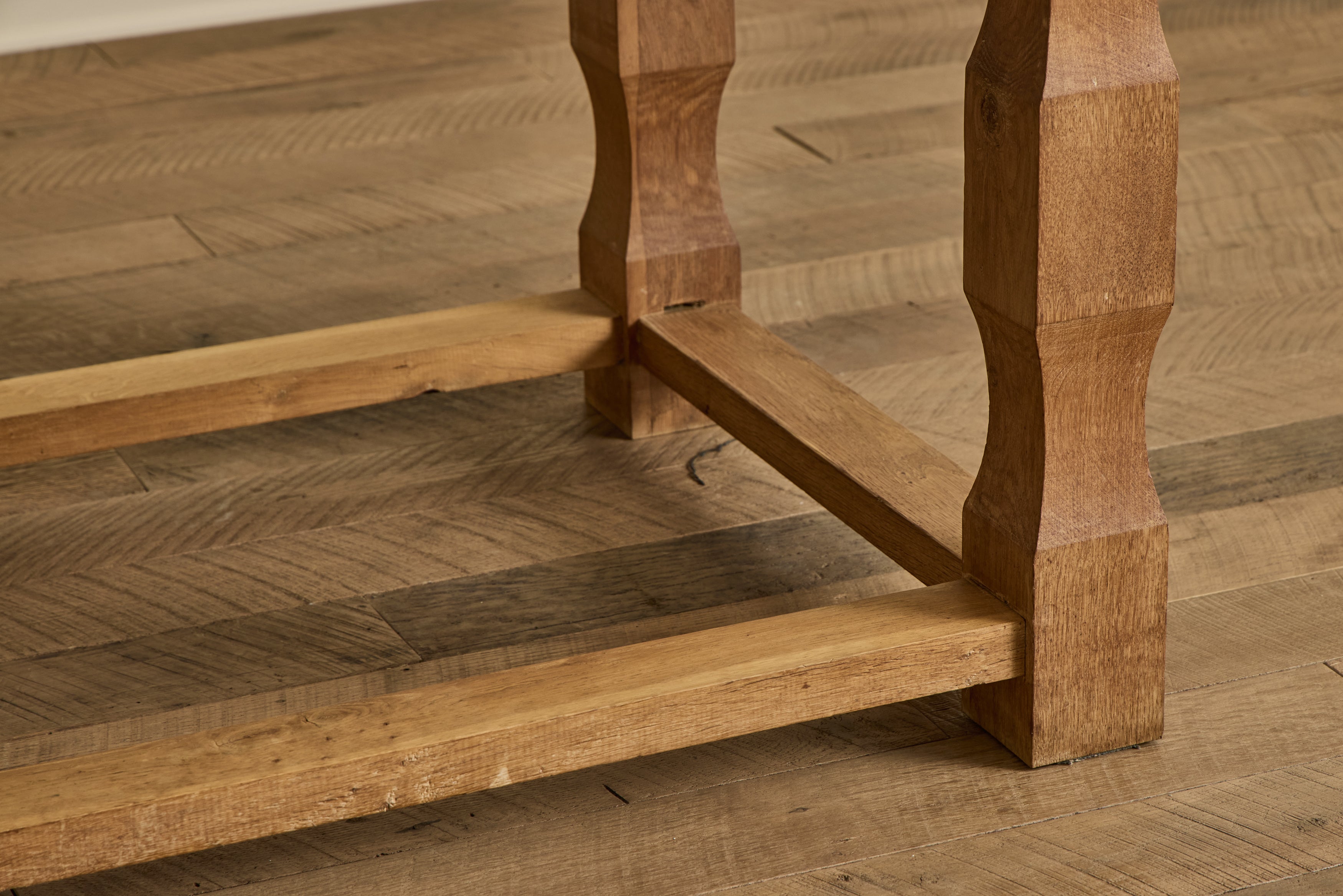 Nicky Kehoe - Brutalist Oak Dining Table