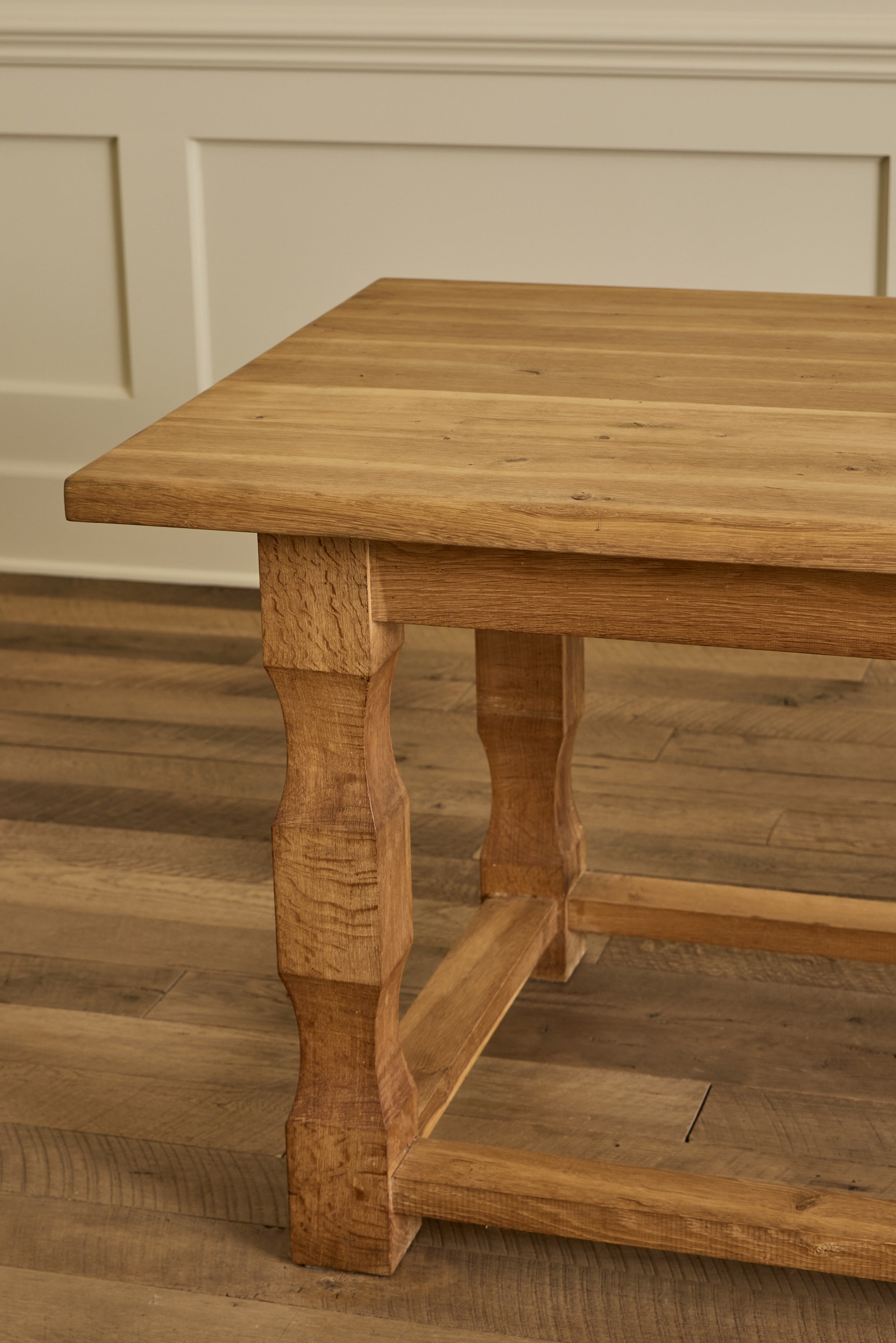 Nicky Kehoe - Brutalist Oak Dining Table