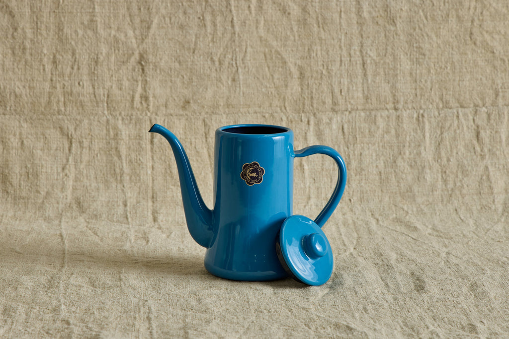 Nicky Kehoe - Enamel Slimpot Kettle, Blue