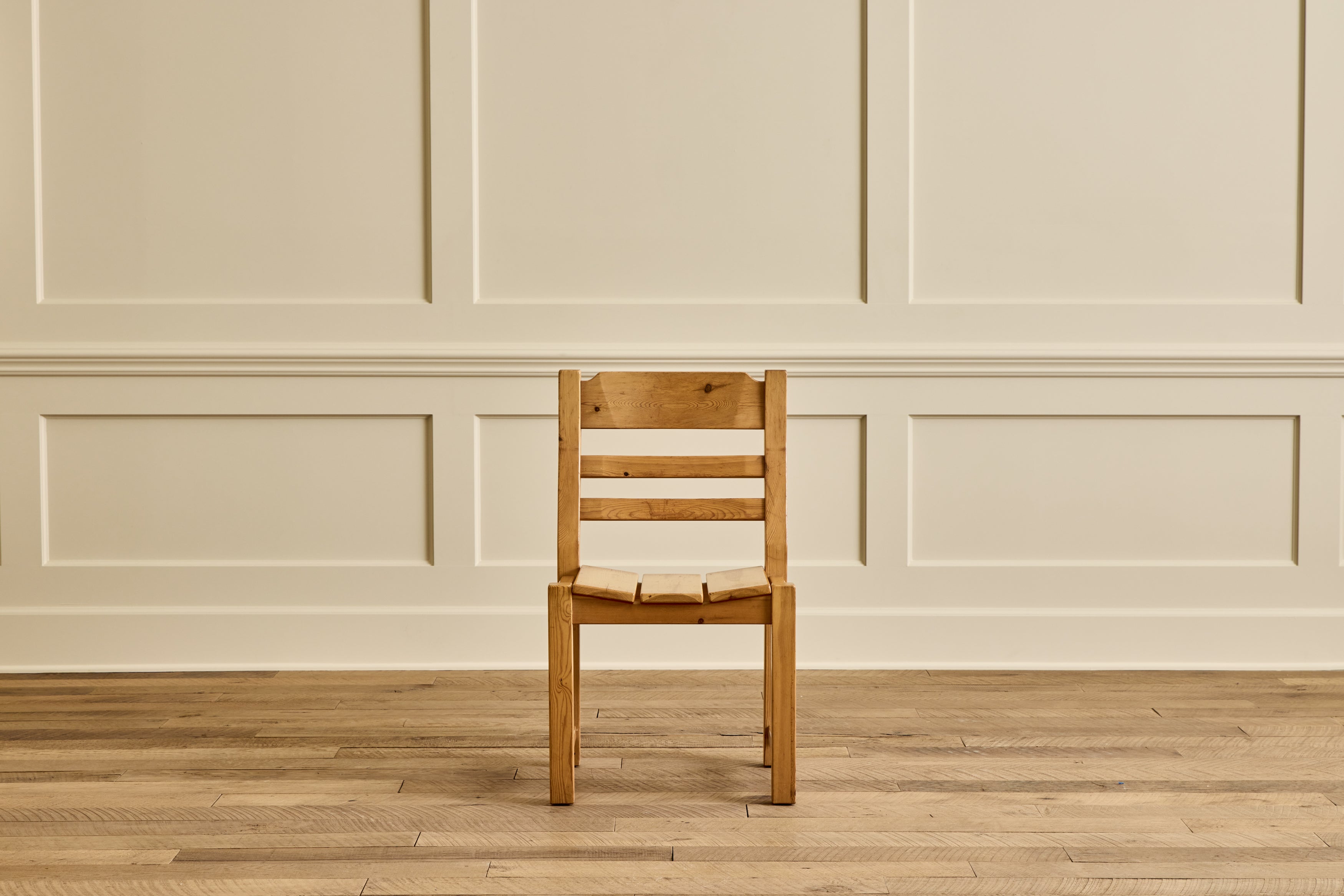 Nicky Kehoe - Set of 6 Brutalist Pine Chairs
