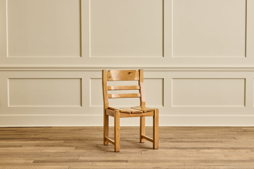 Nicky Kehoe - Set of 6 Brutalist Pine Chairs