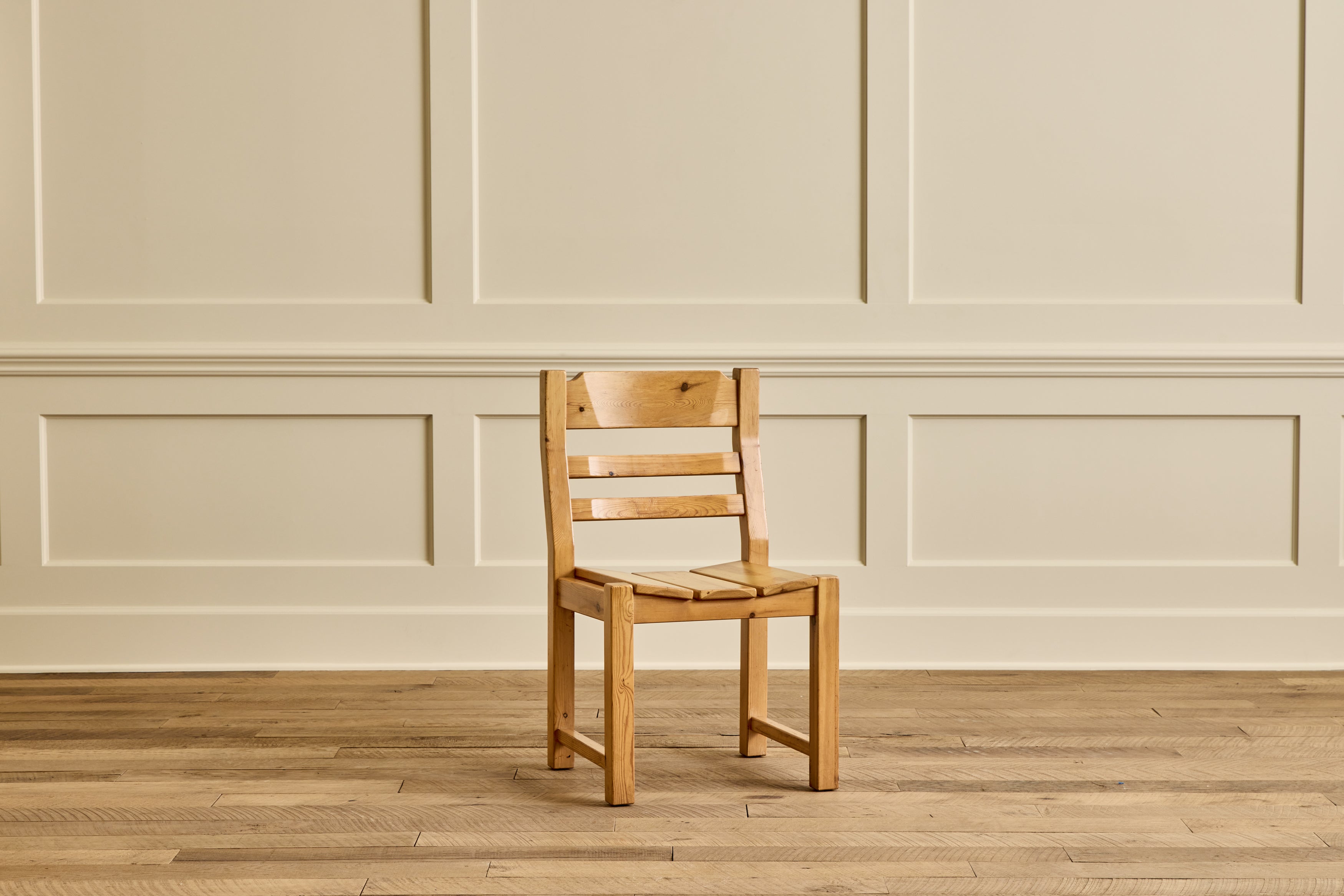 Nicky Kehoe - Set of 6 Brutalist Pine Chairs