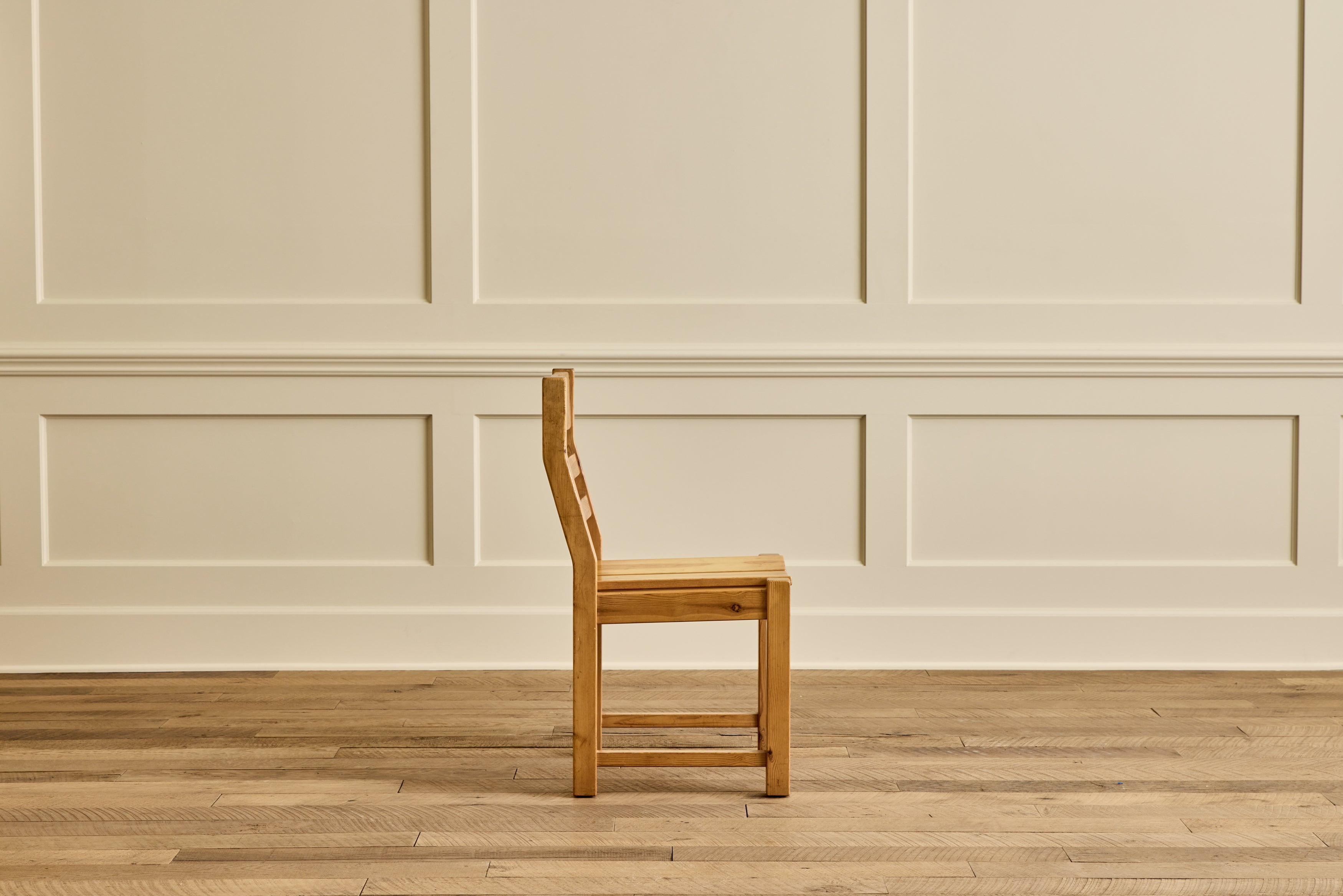 Nicky Kehoe - Set of 6 Brutalist Pine Chairs