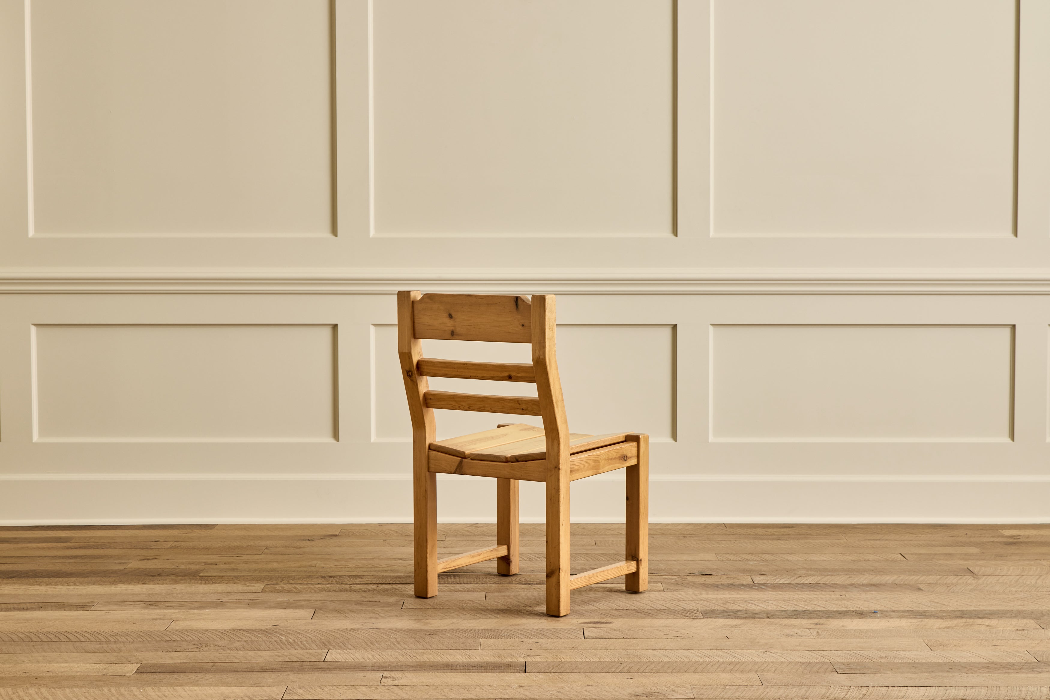 Nicky Kehoe - Set of 6 Brutalist Pine Chairs