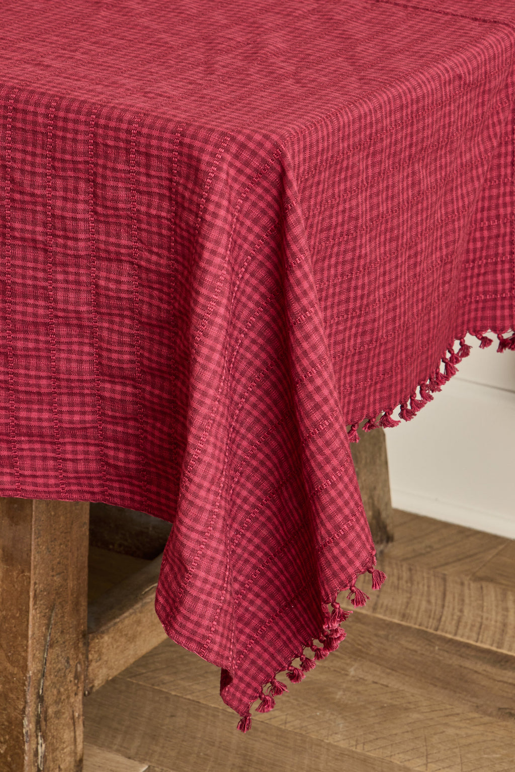 Nicky Kehoe - Soho Tablecloth in Bordeaux