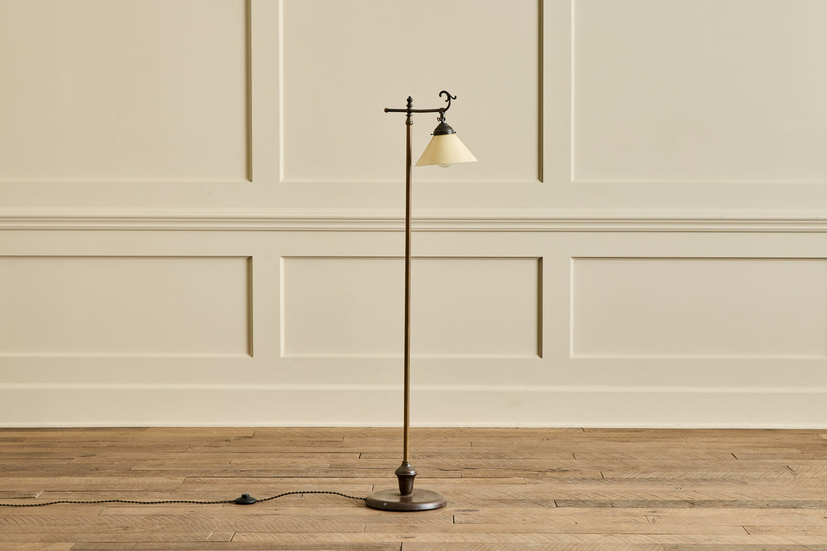Nicky Kehoe - VTG ART DECO BRASS FLOOR LAMP