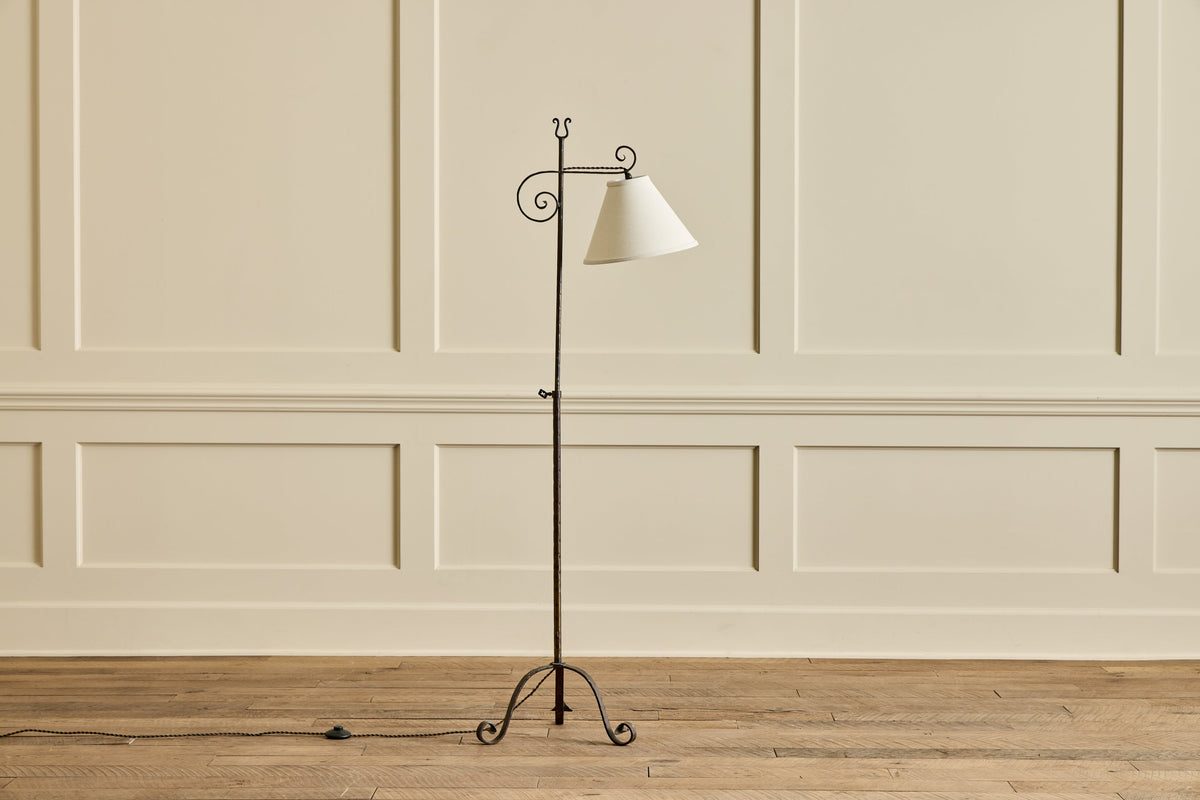 Nicky Kehoe - VTG WROUGHT IRON FLOOR LAMP