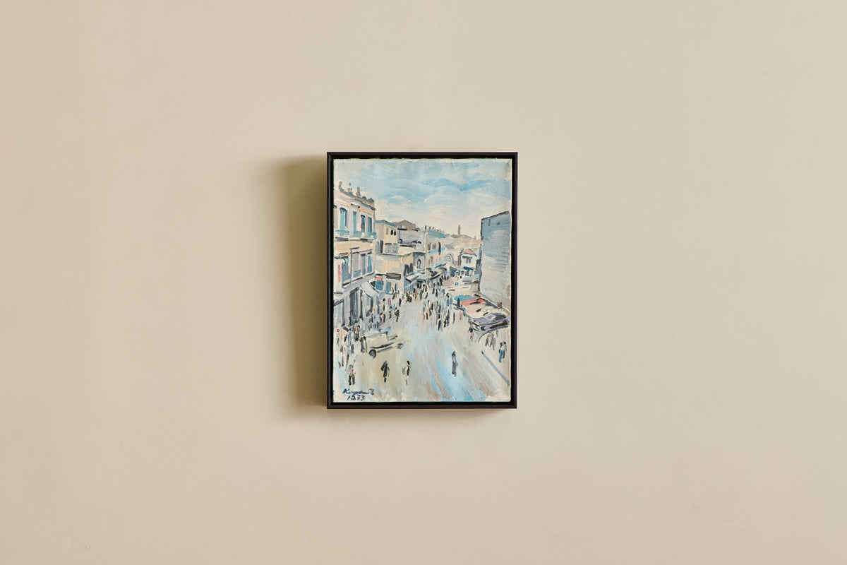 Nicky Kehoe - VTG EUROPEAN TOWNSCENE PAINTING
