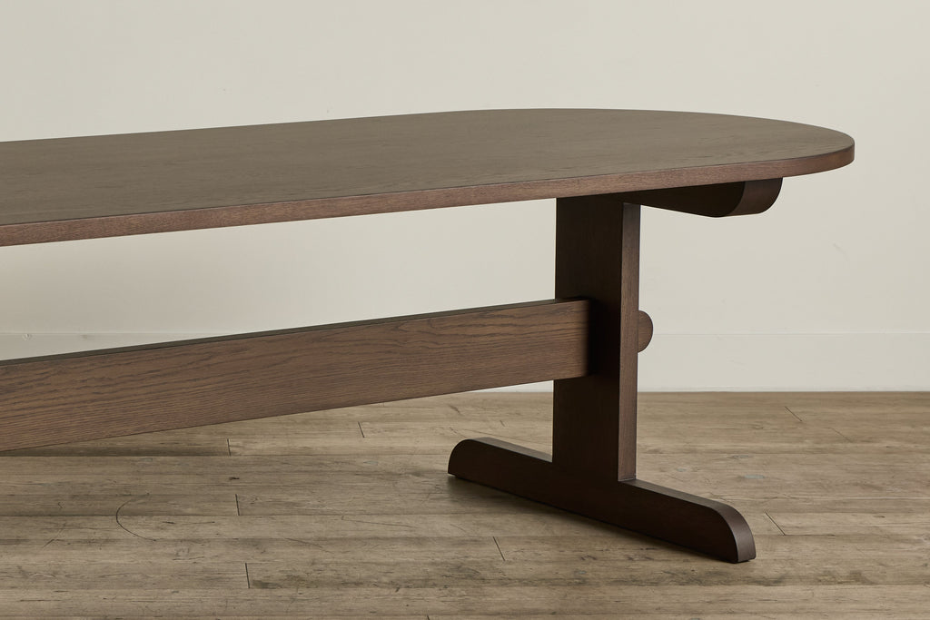 Nicky Kehoe - Oval Trestle Dining Table, 108"