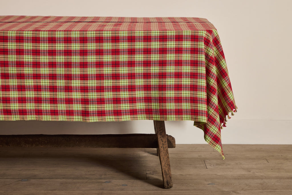 Nicky Kehoe - St. Nickey Plaid Tablecloth