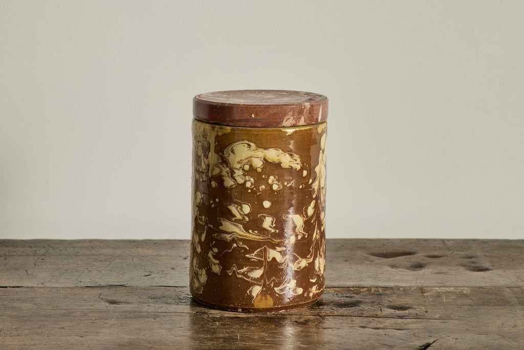 Nicky Kehoe - Amber Marbled Jar No. 2