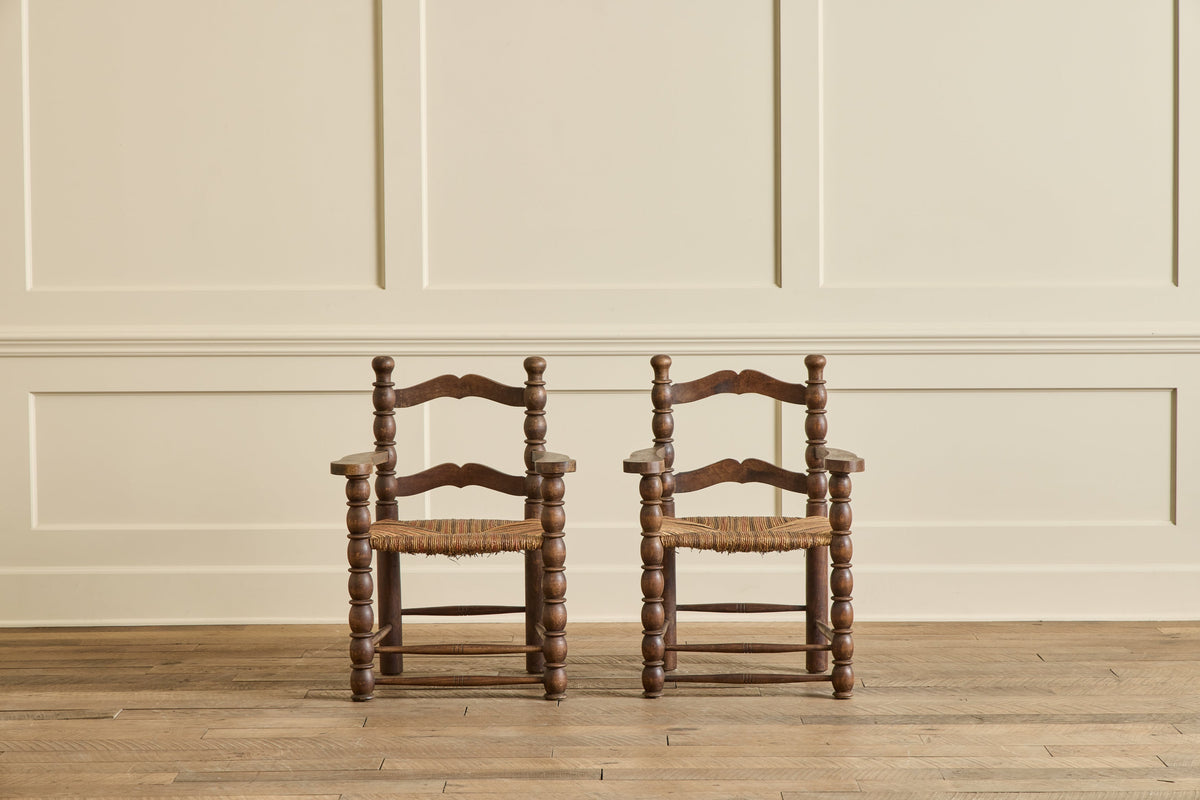 Nicky Kehoe - VTG PAIR DUDOUYT STYLE SIDE CHAIRS