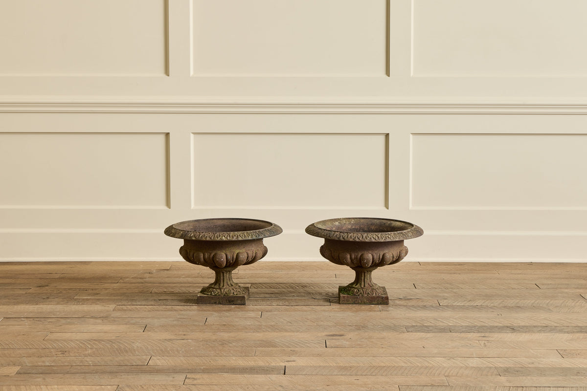 Nicky Kehoe - VTG PAIR OF IRON PLANTERS