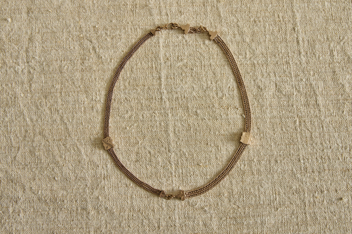 Nicky Kehoe - Mid 19th Century Etched Necklace