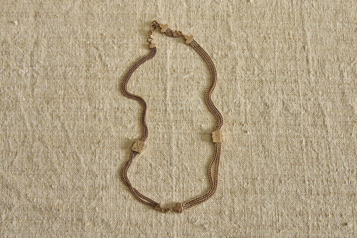 Nicky Kehoe - Mid 19th Century Etched Necklace