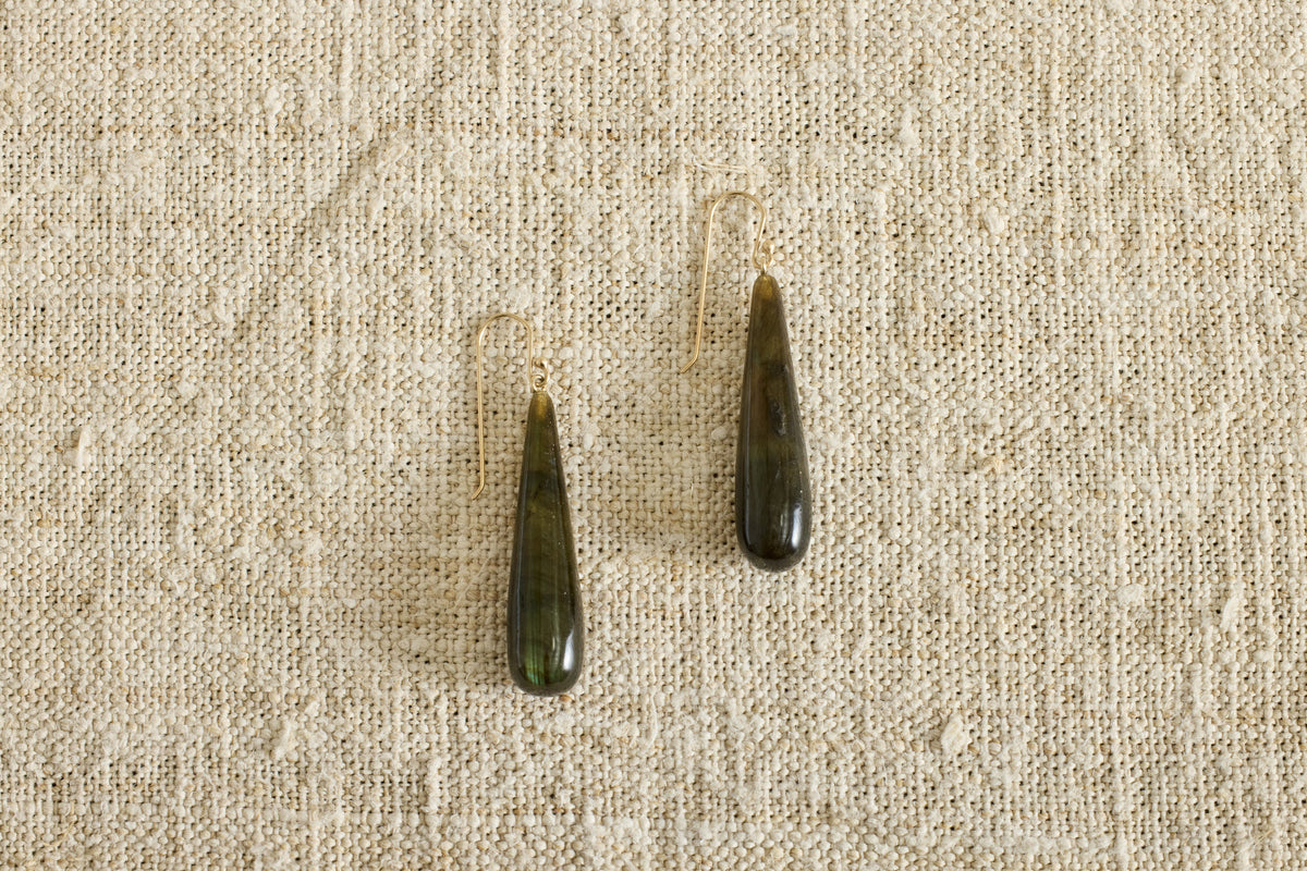 Nicky Kehoe - Labradorite Drop Earrings